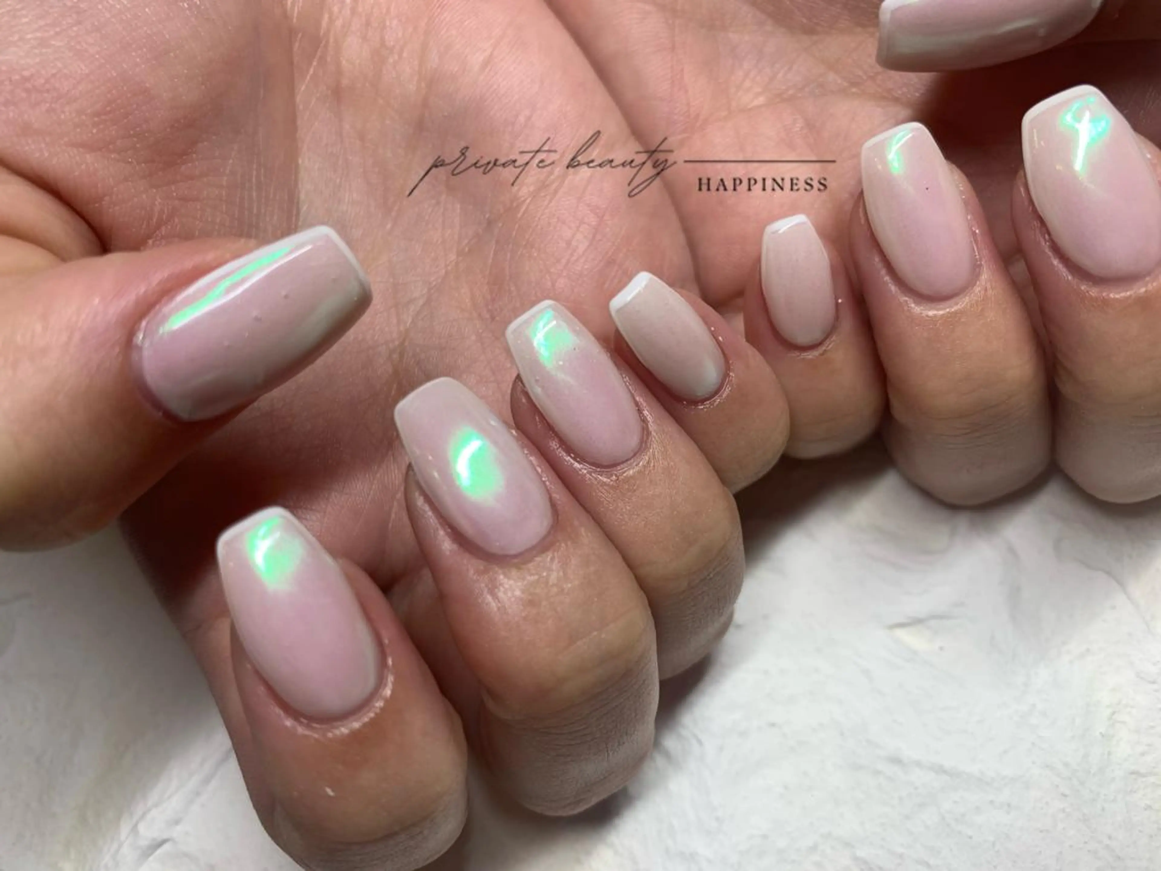 ネイル アートネイル ラメ(グリッター) スカルプネイル 夏ネイル happiness nailのネイルデザイン