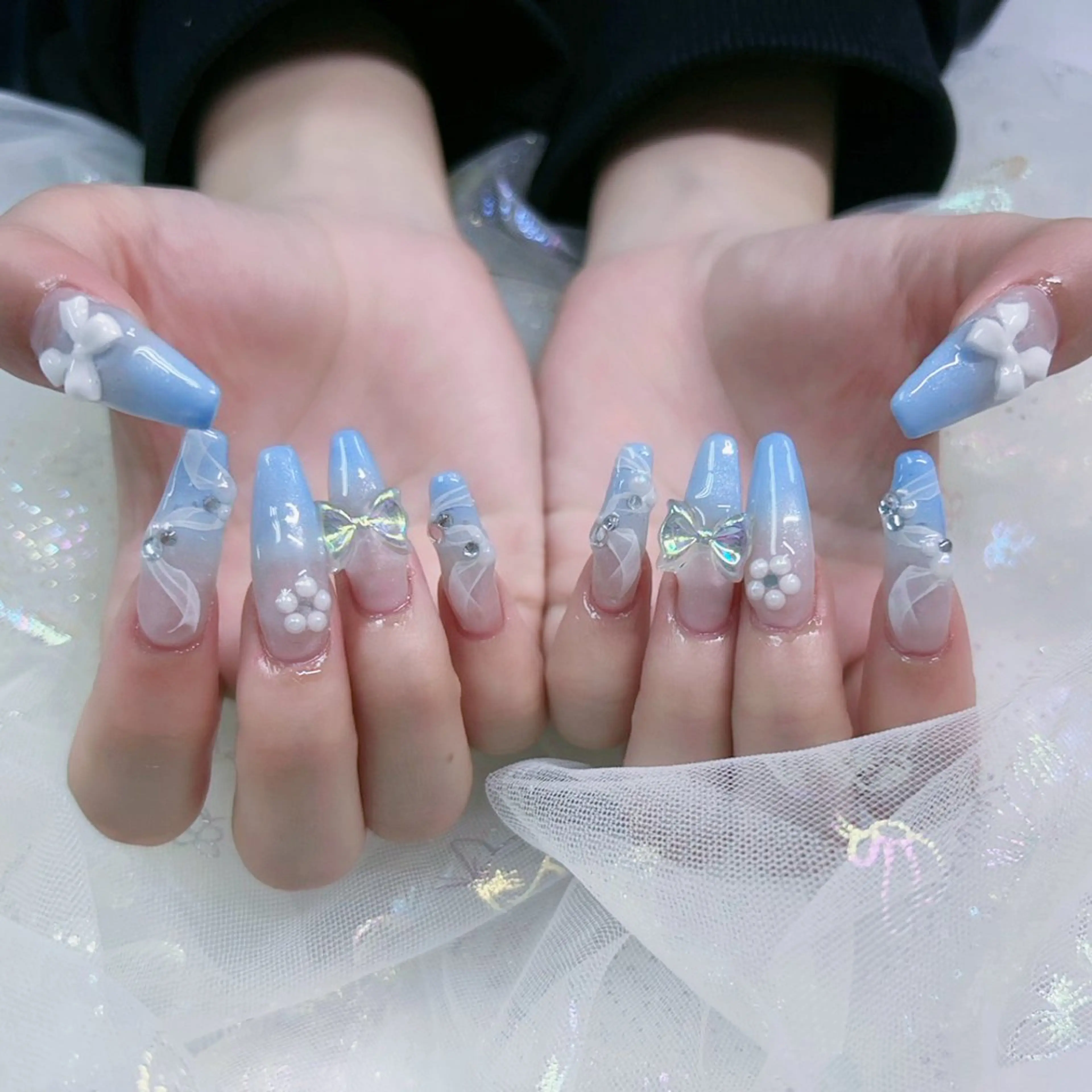 ネイル パーツ全部¥110 サロンミミのネイルデザイン