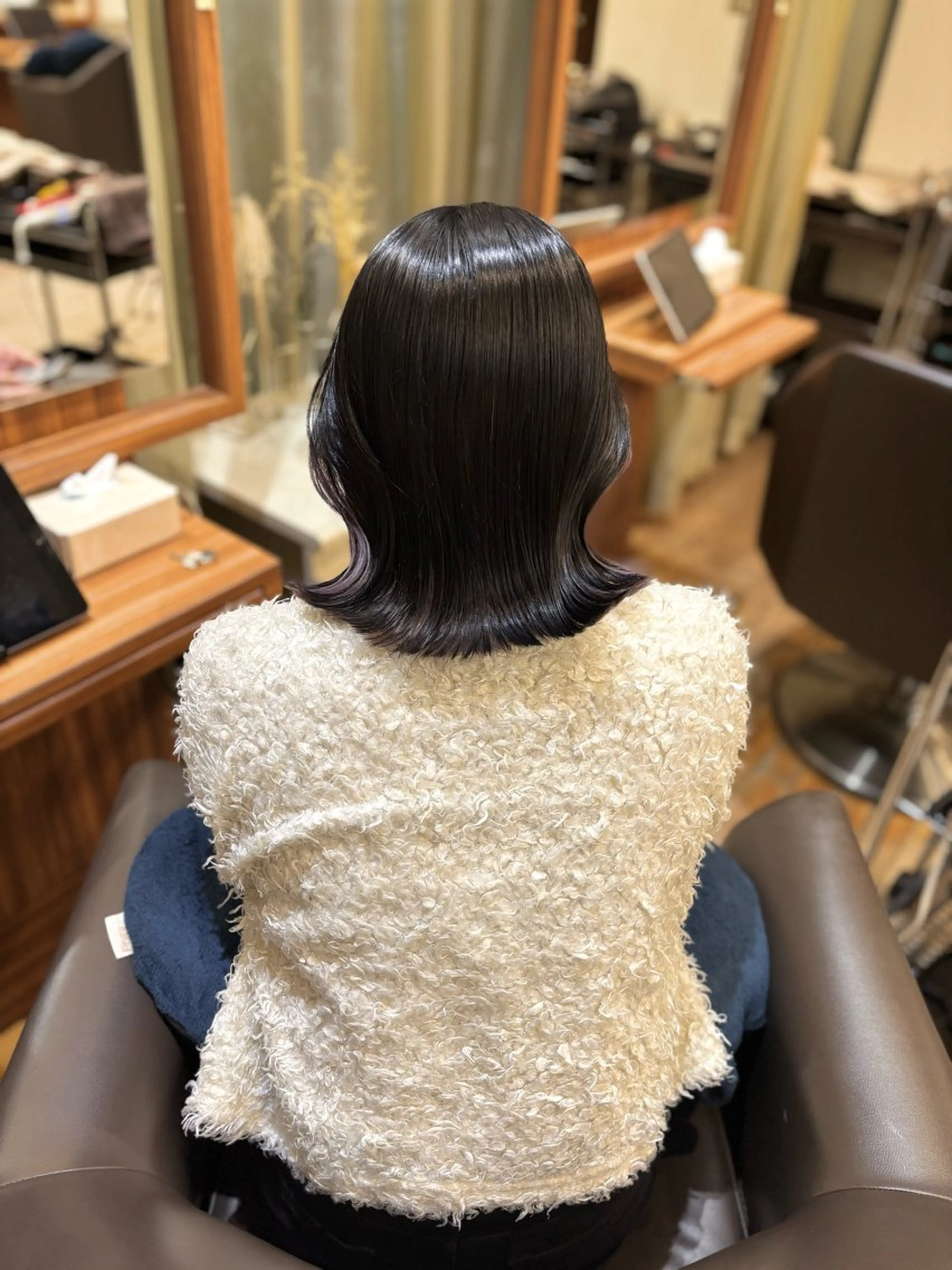 ミディアム 米倉 柚葉のヘアスタイル