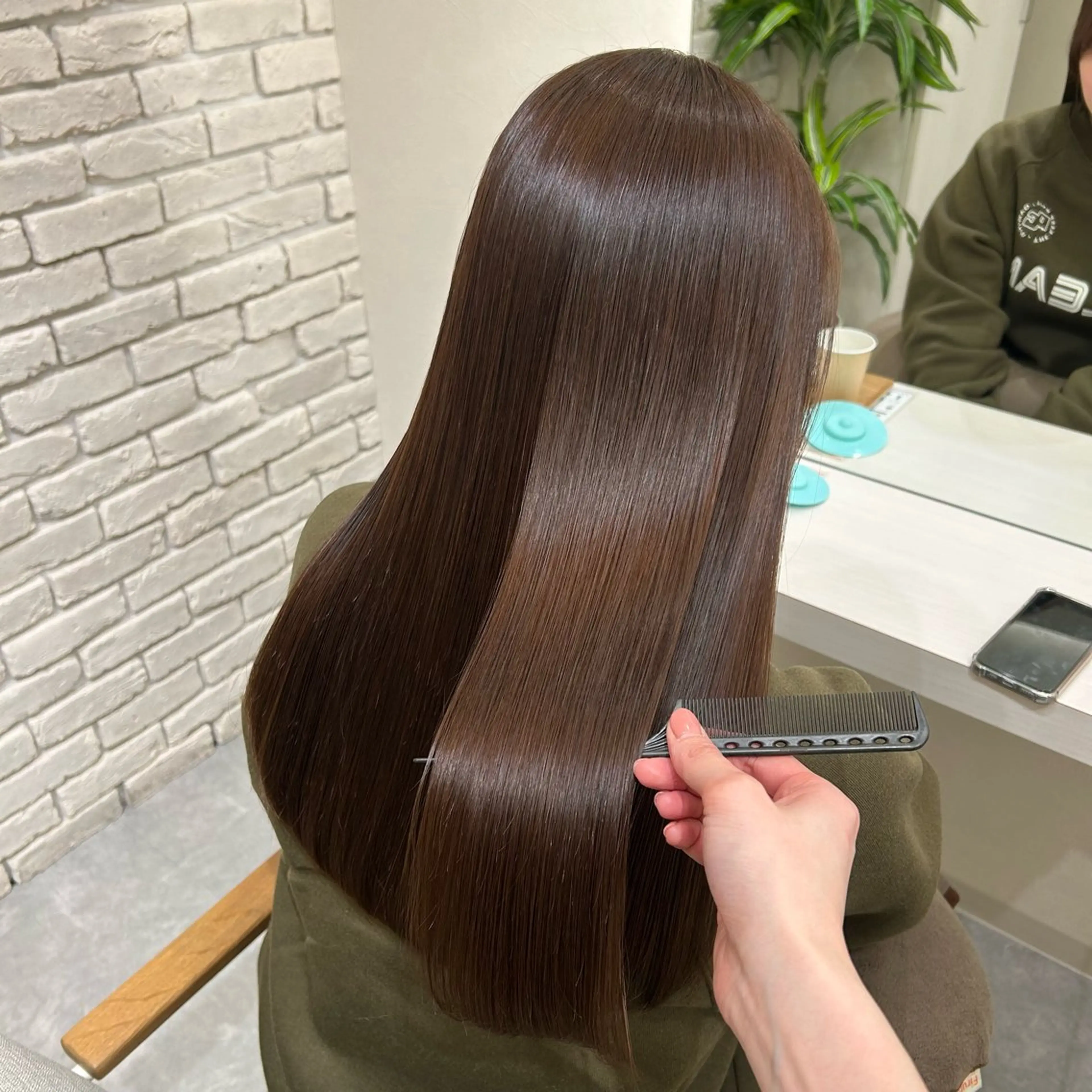 セミロング カラー ベージュカラー ブラウンカラー マロンブラウン トリートメント カット ヘアカラー トリートメント 髪質改善&ヘアケア /菊池琉那のヘアスタイル