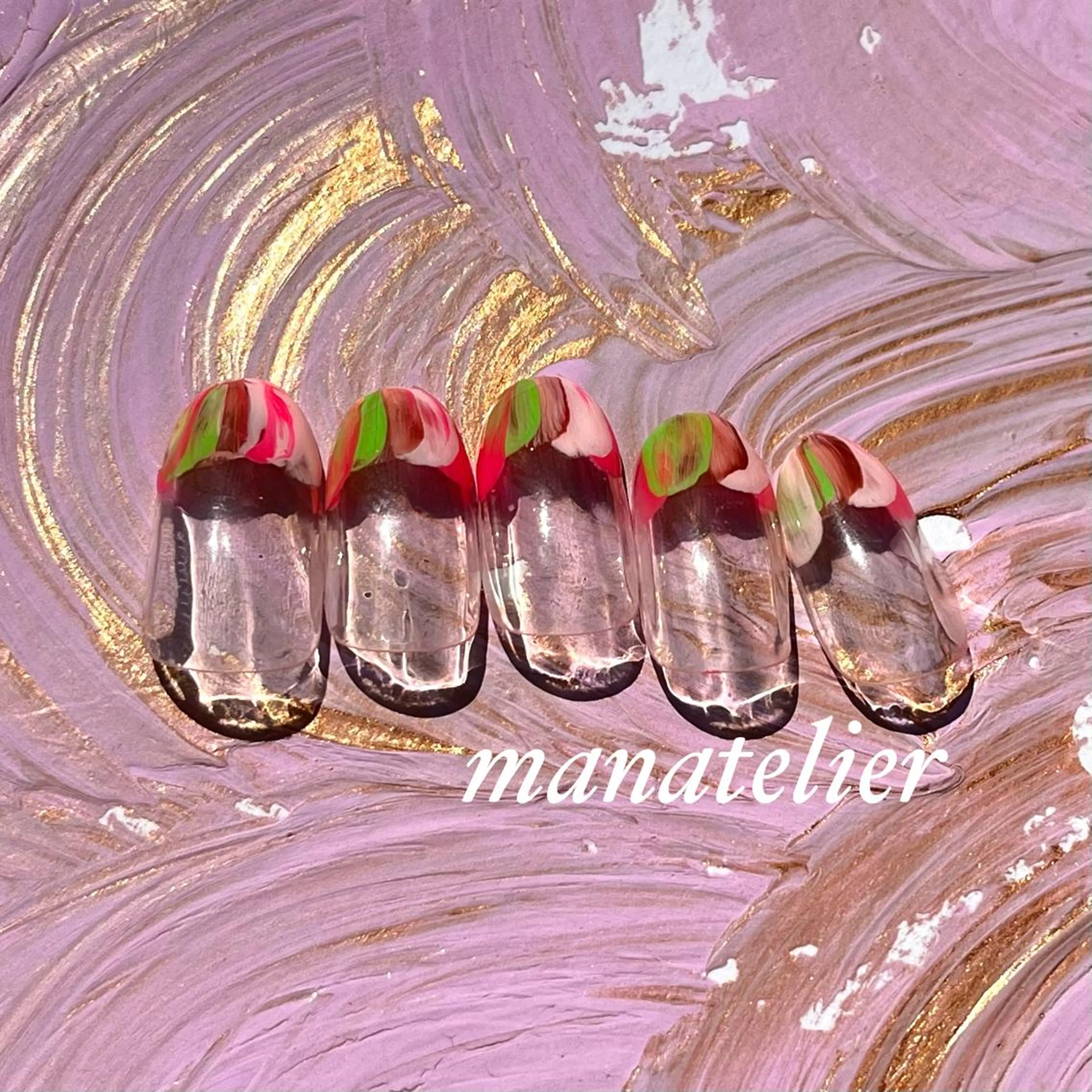 ネイル フレンチネイル ハンドネイル manatelier マナトリエのネイルデザイン