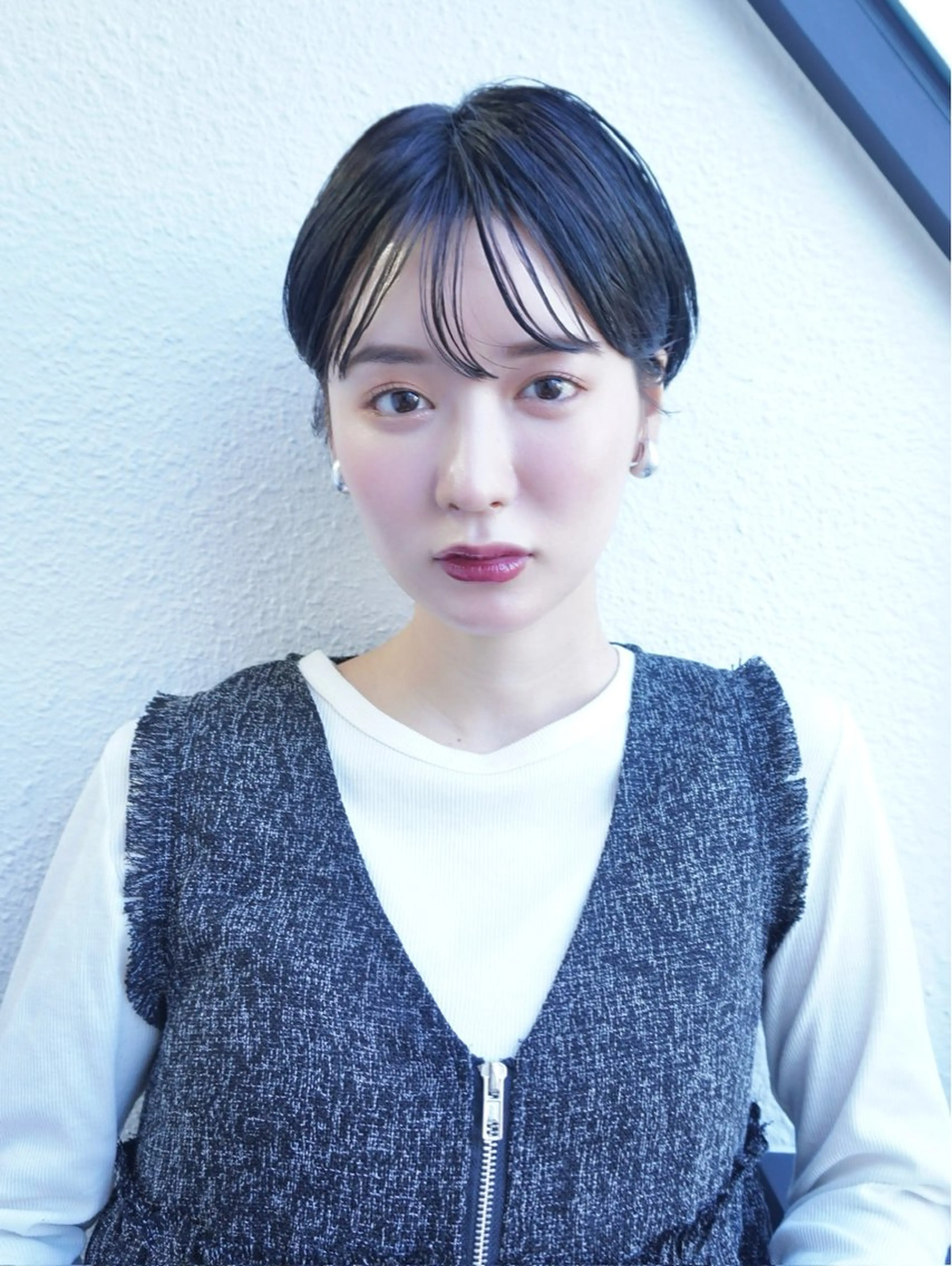 ショート うる艶カラー× ハイトーン/miuのヘアスタイル