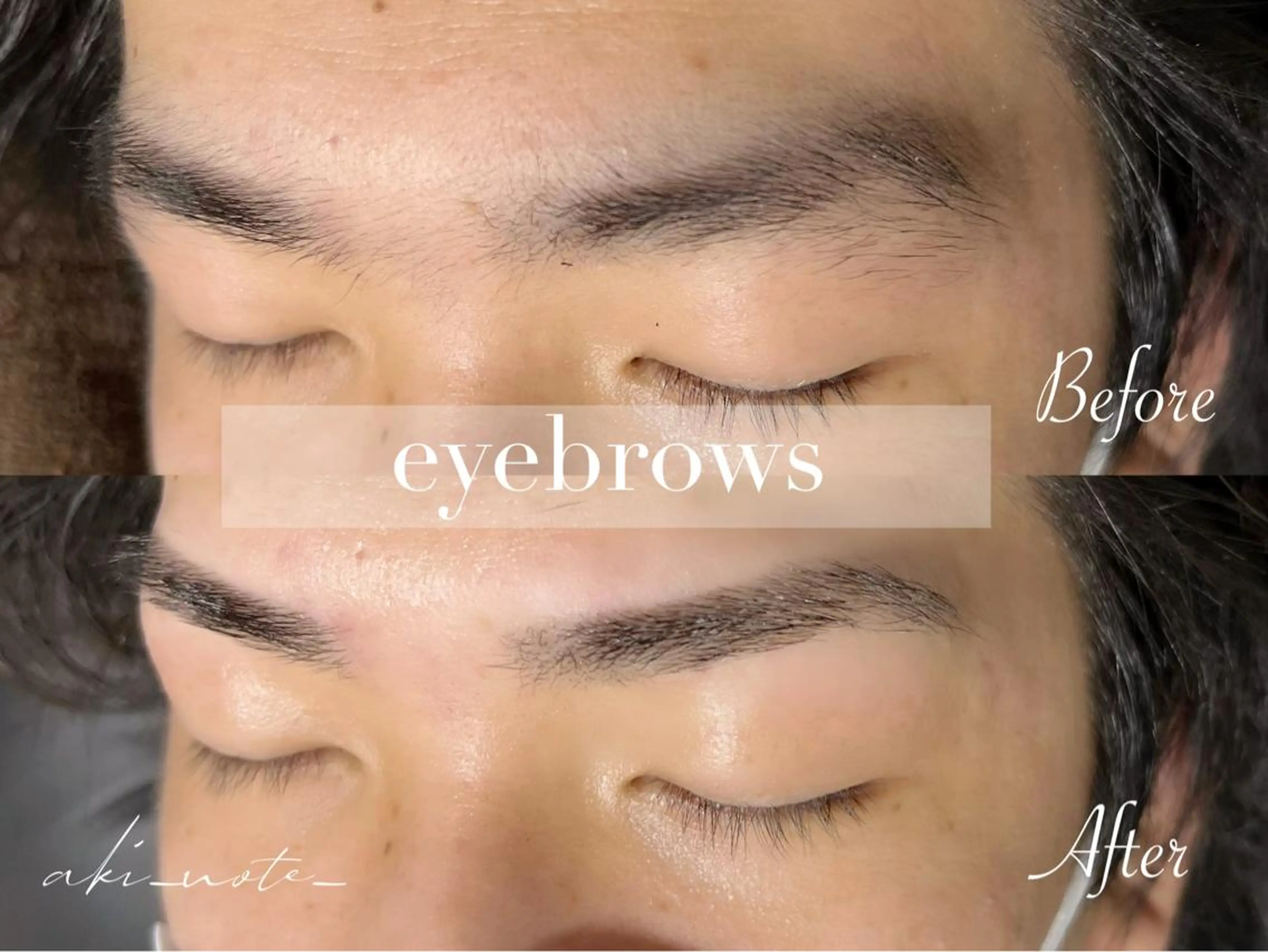 メンズ アイブロウ メンズパーマ 眉毛ワックス脱毛 その他(アイブロウ) GRANDE大須 栄/店長 aki🌙のネイルデザイン