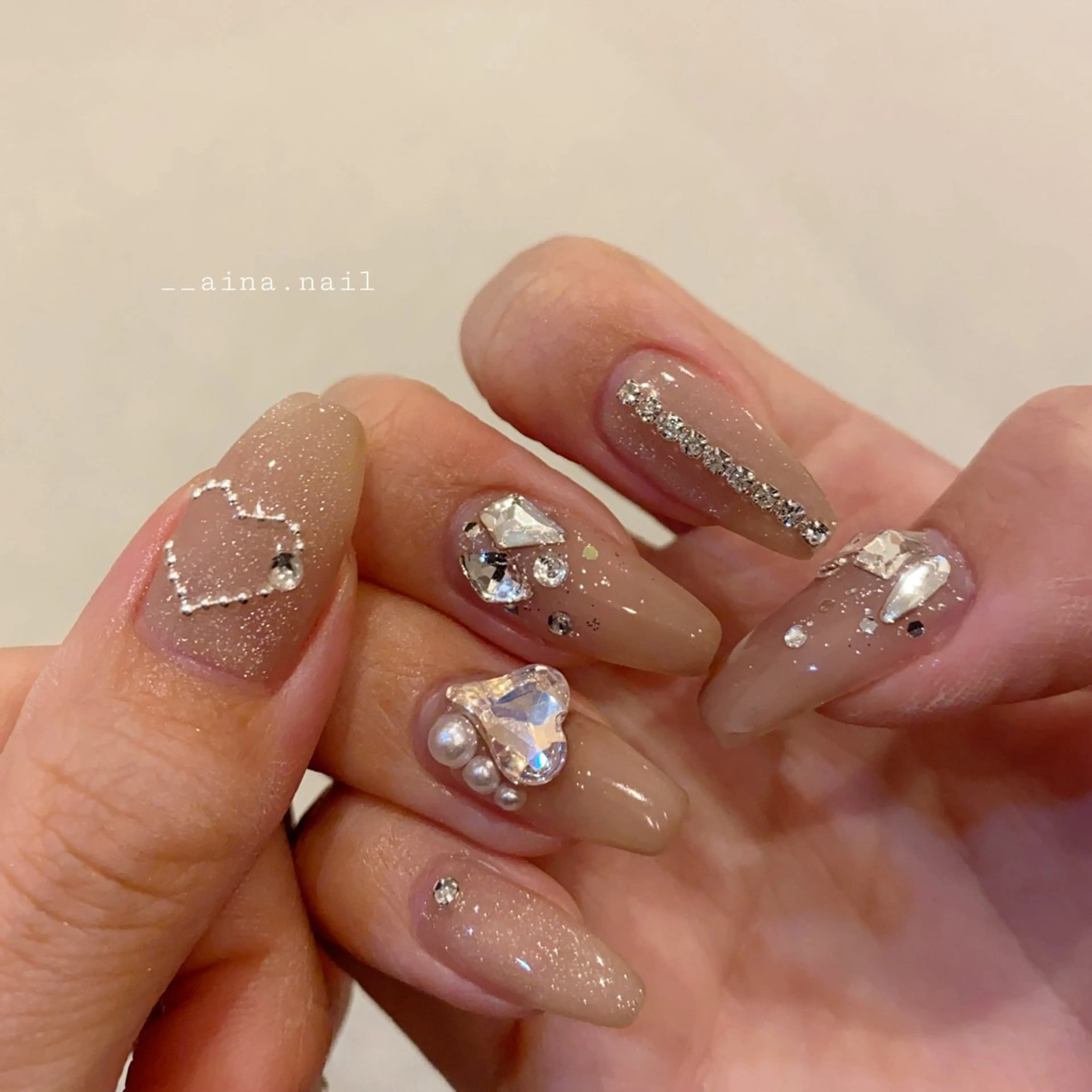 ハンドオフなし10本アート🖤持ち込みデザインOK✨の写真