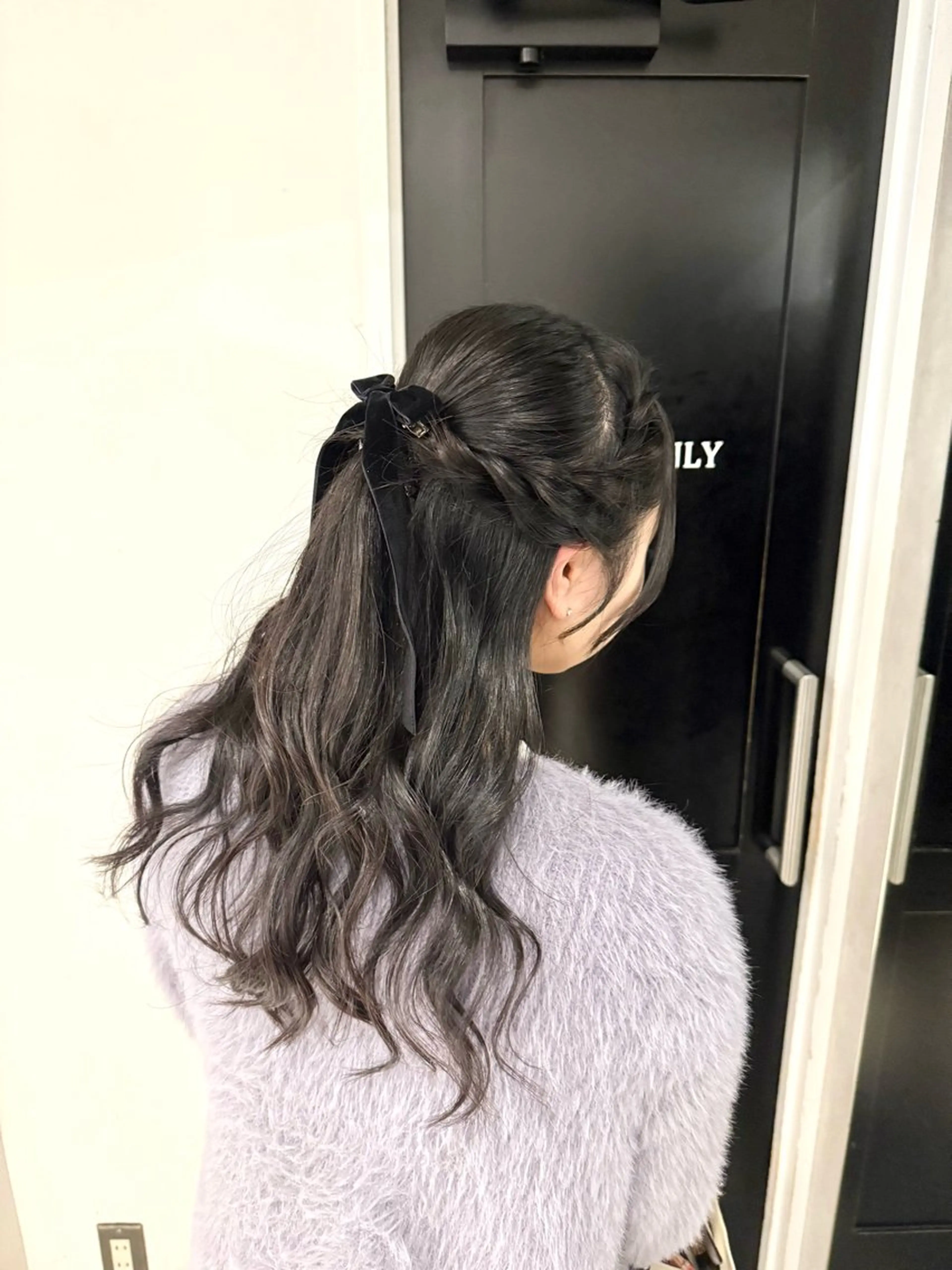 セミロング ヘアアレンジ 縮毛矯正/髪質改善/ ブリーチ毛/木元渓太のヘアスタイル
