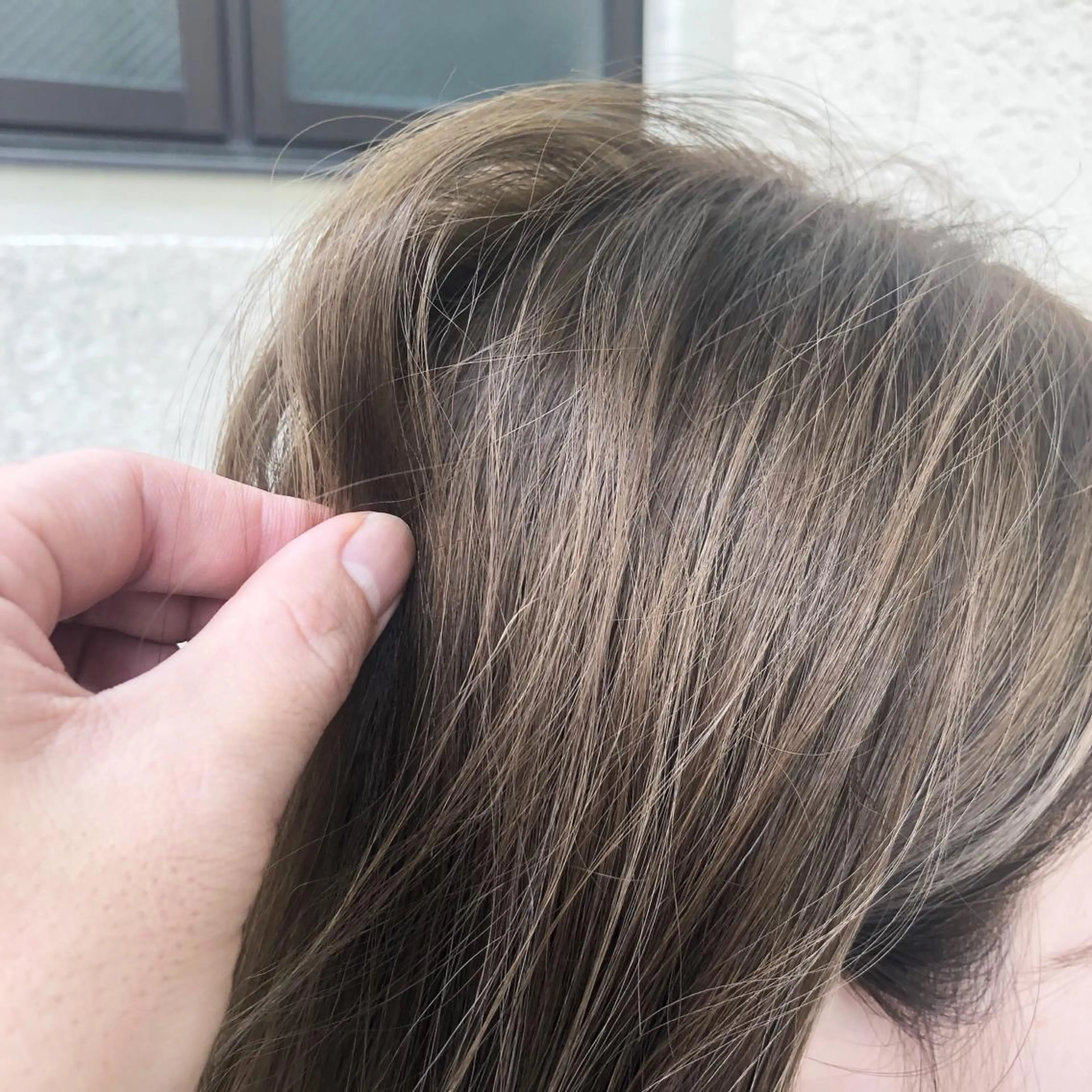 ミディアム カラー パーマ ヘアアレンジ 【白髪ぼかし 専門GBG】自由が丘のヘアスタイル