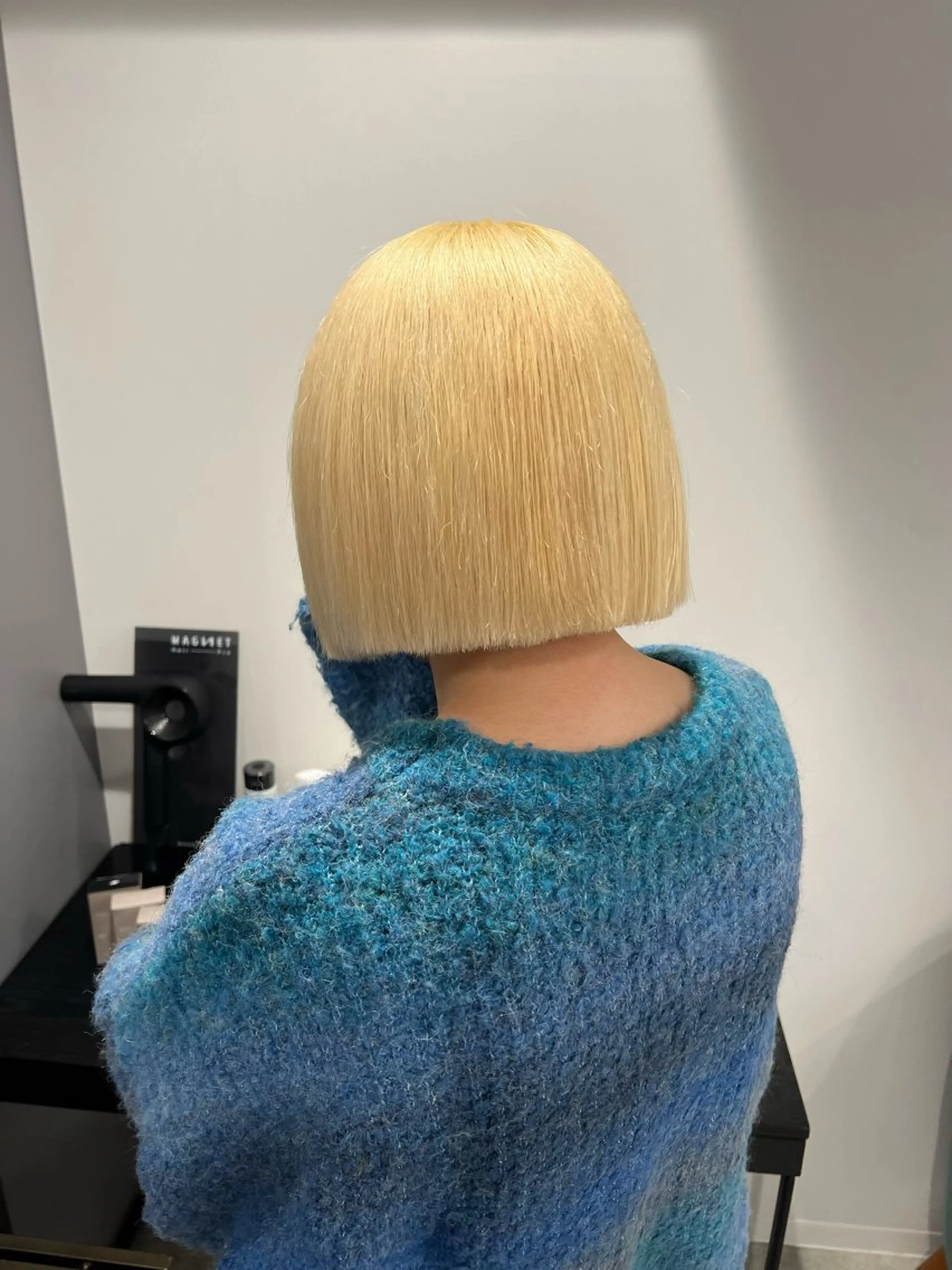 ショート カラー ブロンド カット ヘアカラー トリートメント メンズカット/シャ ドウパーマ/KOBAのヘアスタイル