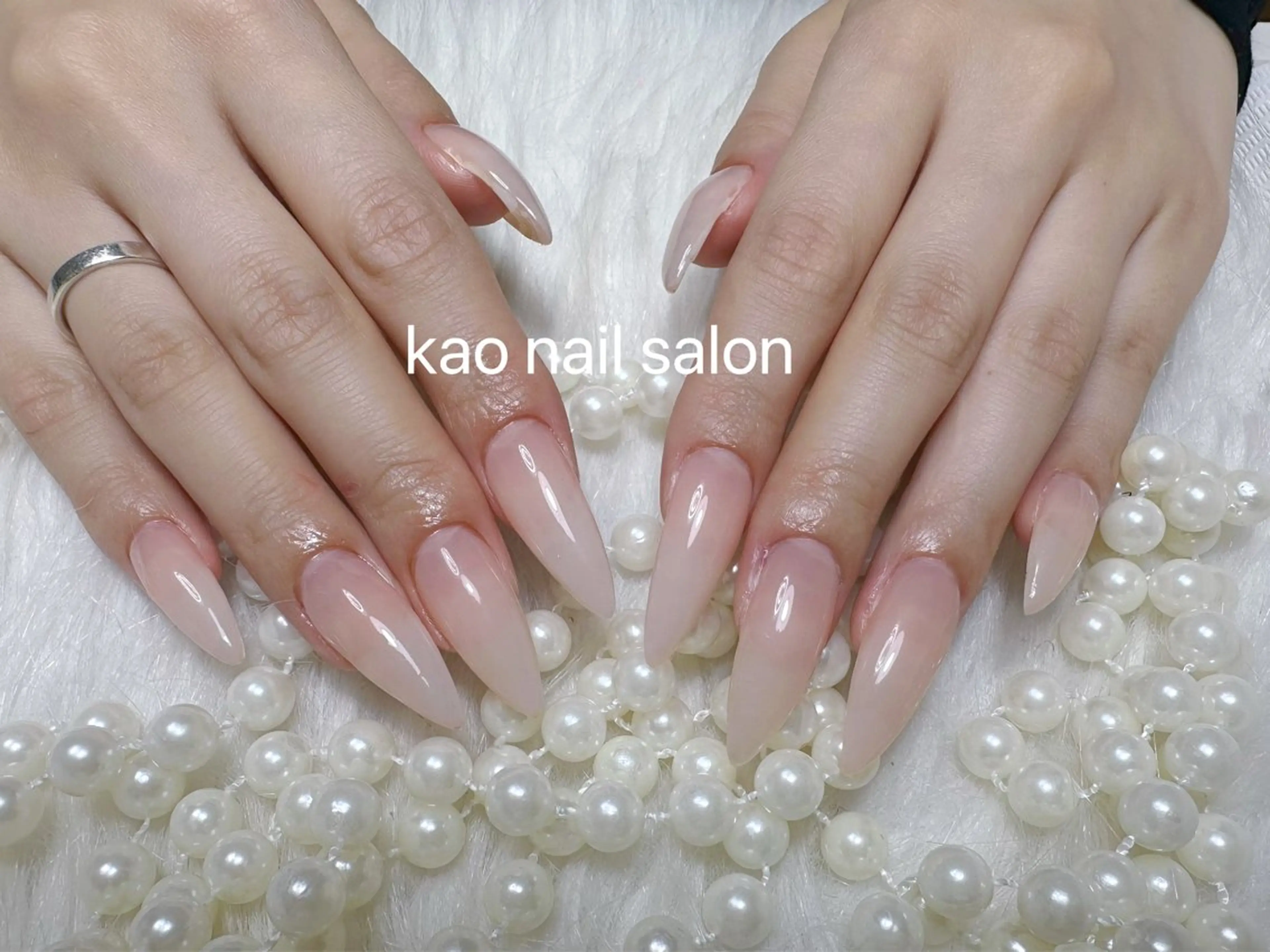 ネイル ハンドネイル kao nail マグネット/長さだしのネイルデザイン