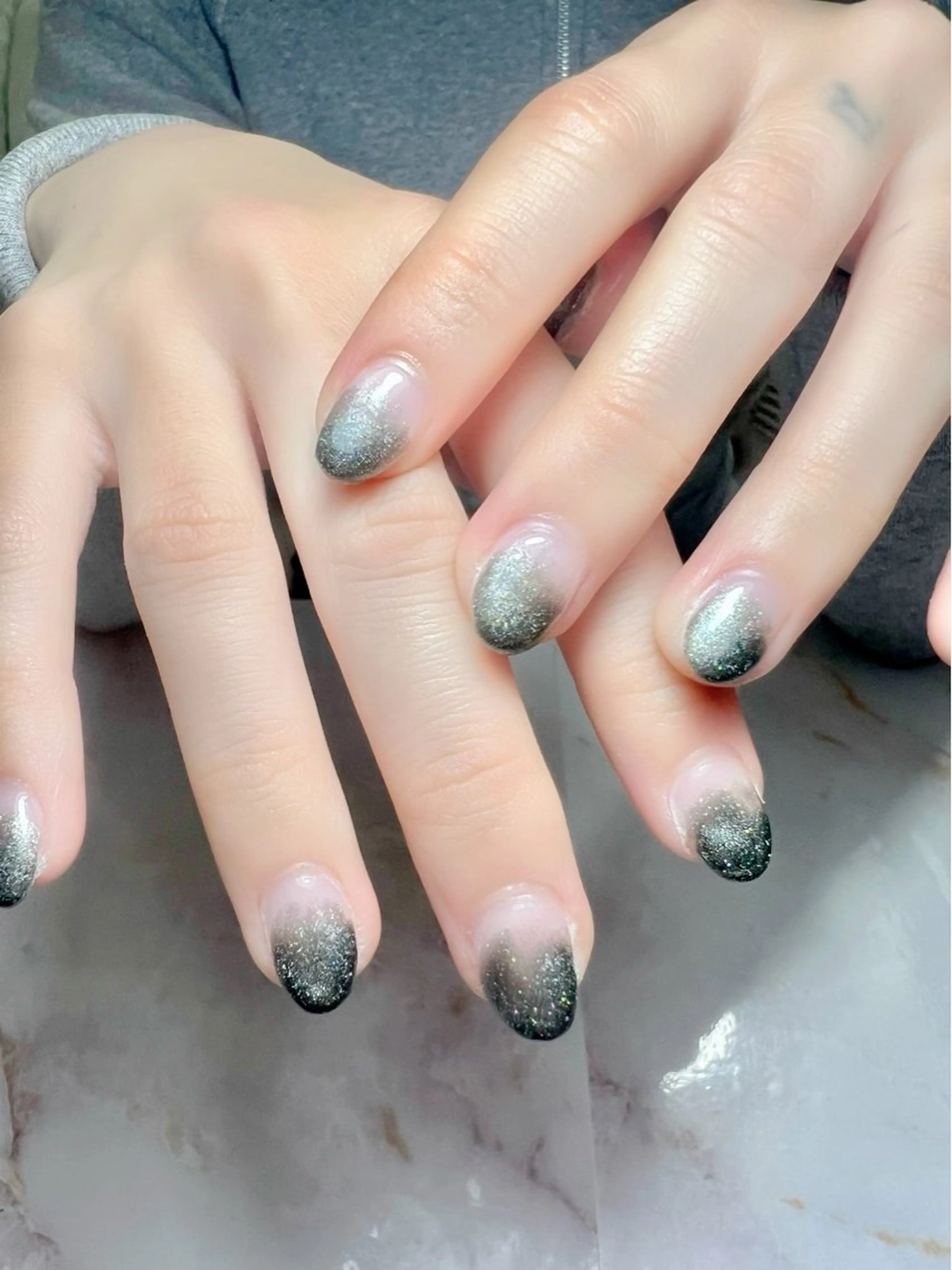 ネイル マグネットネイル シンプルネイル ハンドネイル Garnet nailのネイルデザイン