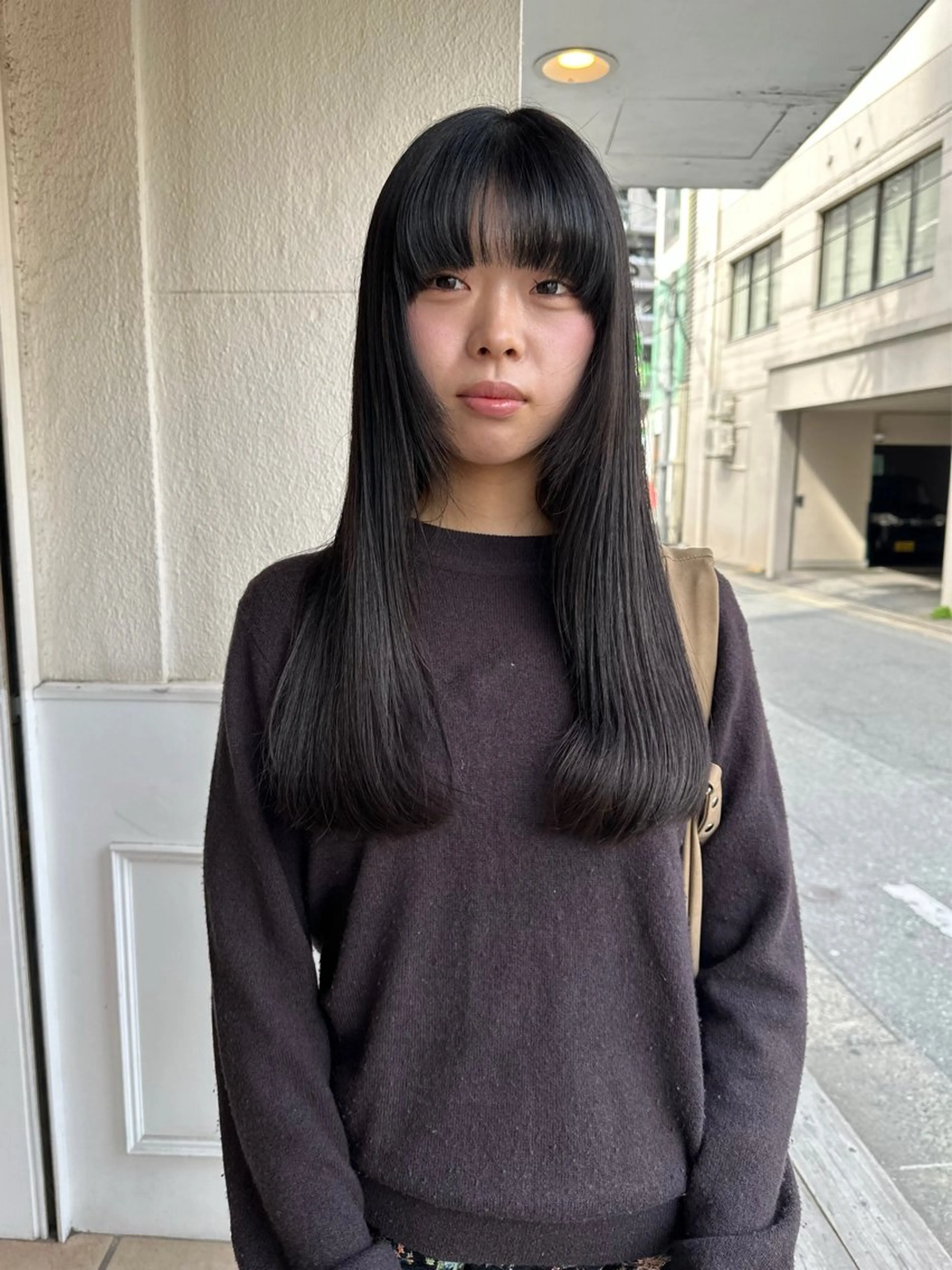 【カットは前髪のみ✂︎✨】前髪カット & 最旬ケアカラー & 3stepトリートメントの写真