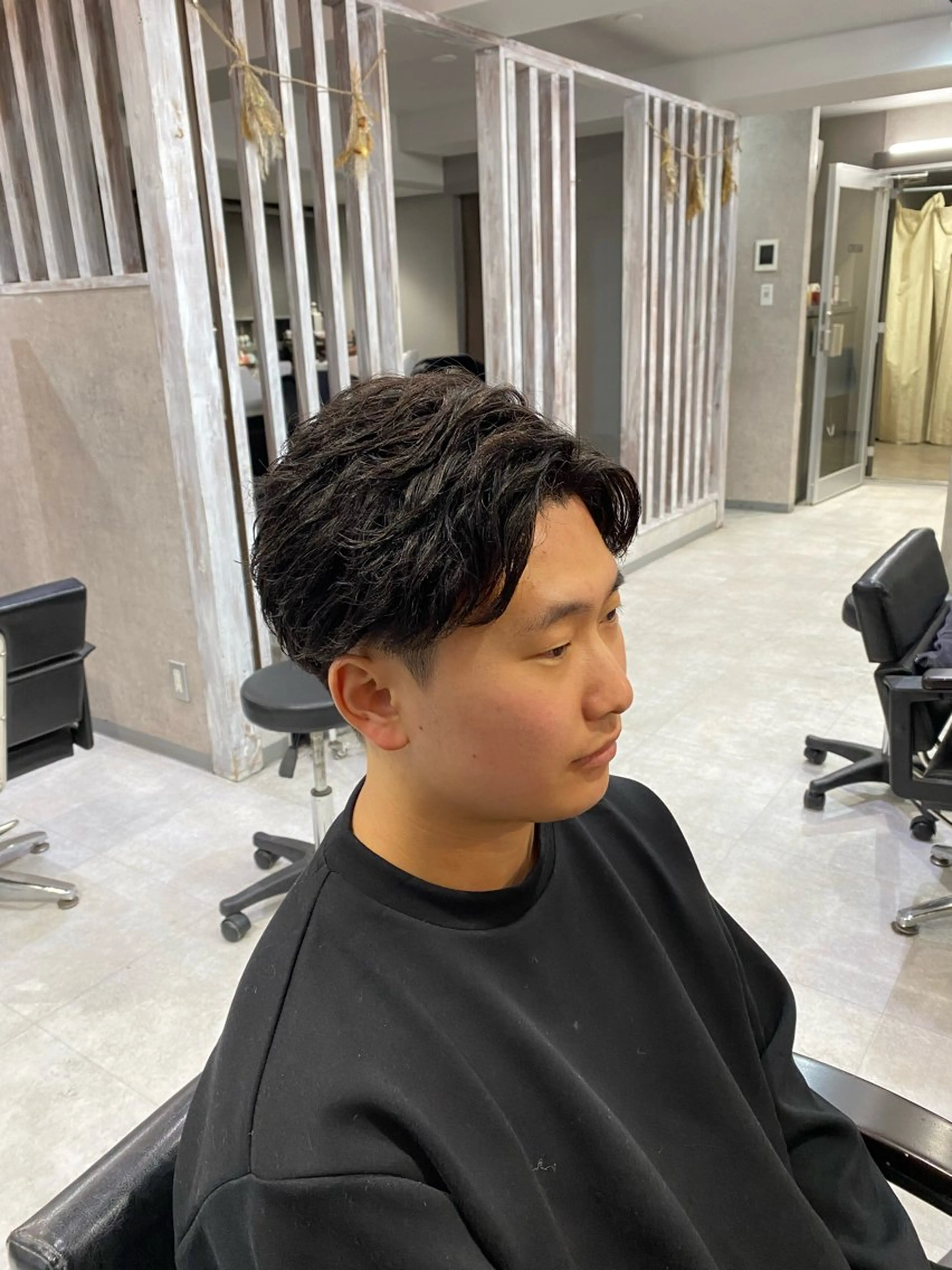 パーマ メンズ 里帆 CREAMのヘアスタイル