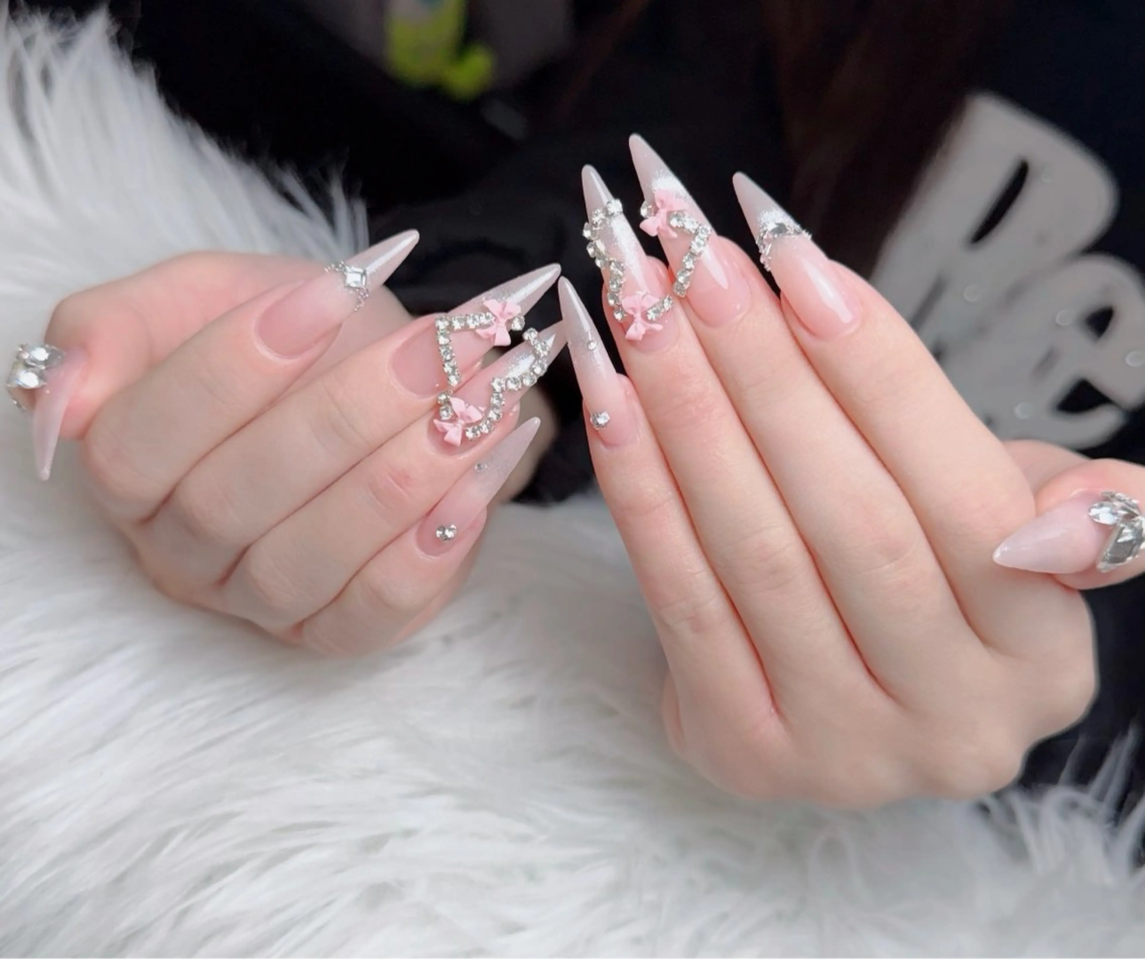 ネイル アートネイル 韓国ネイル 持ち込み ワンホンネイル ハンドネイル Lenie Nail Salonのネイルデザイン