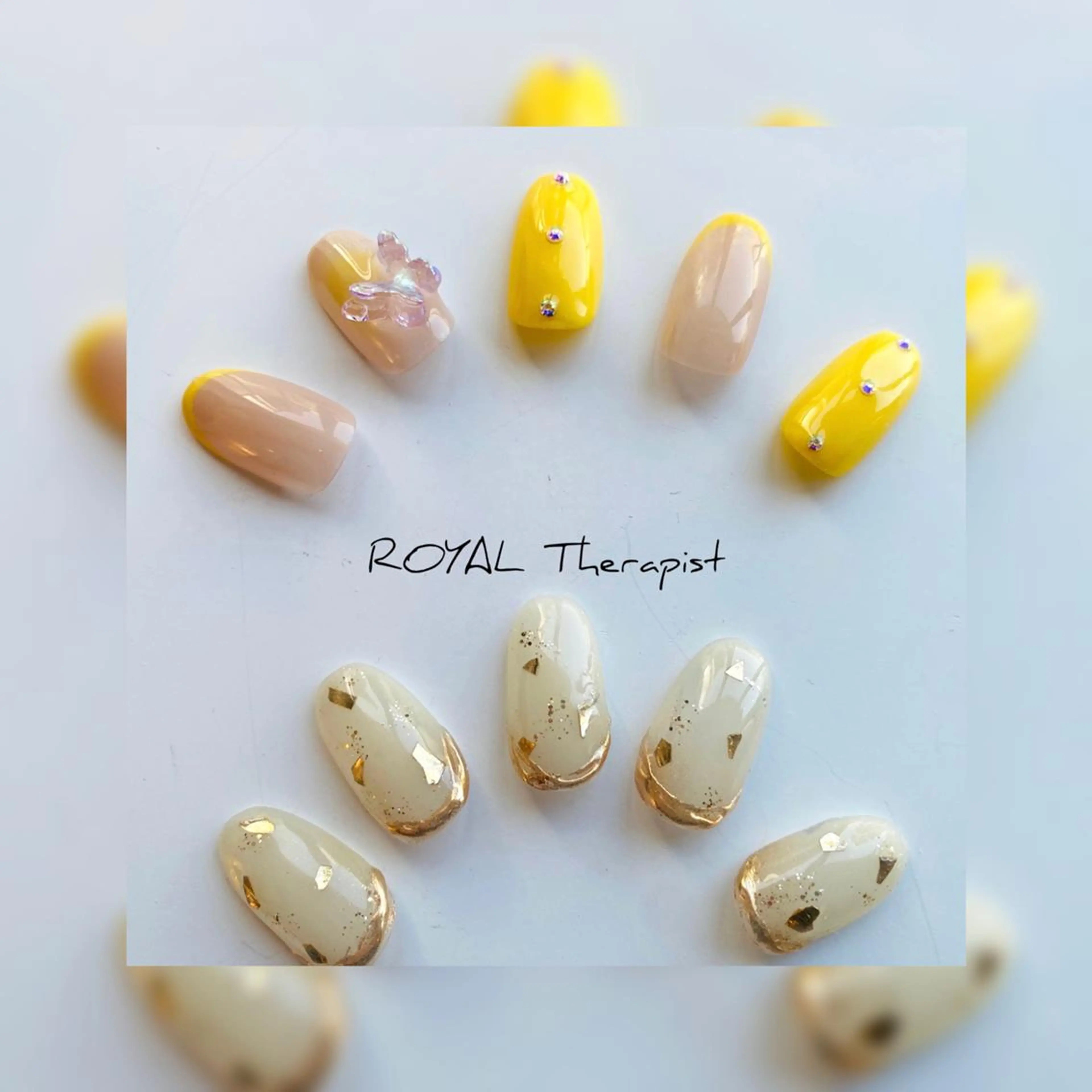 ネイル ハンドネイル 【山岡】 ロイヤル•セラピストのネイルデザイン