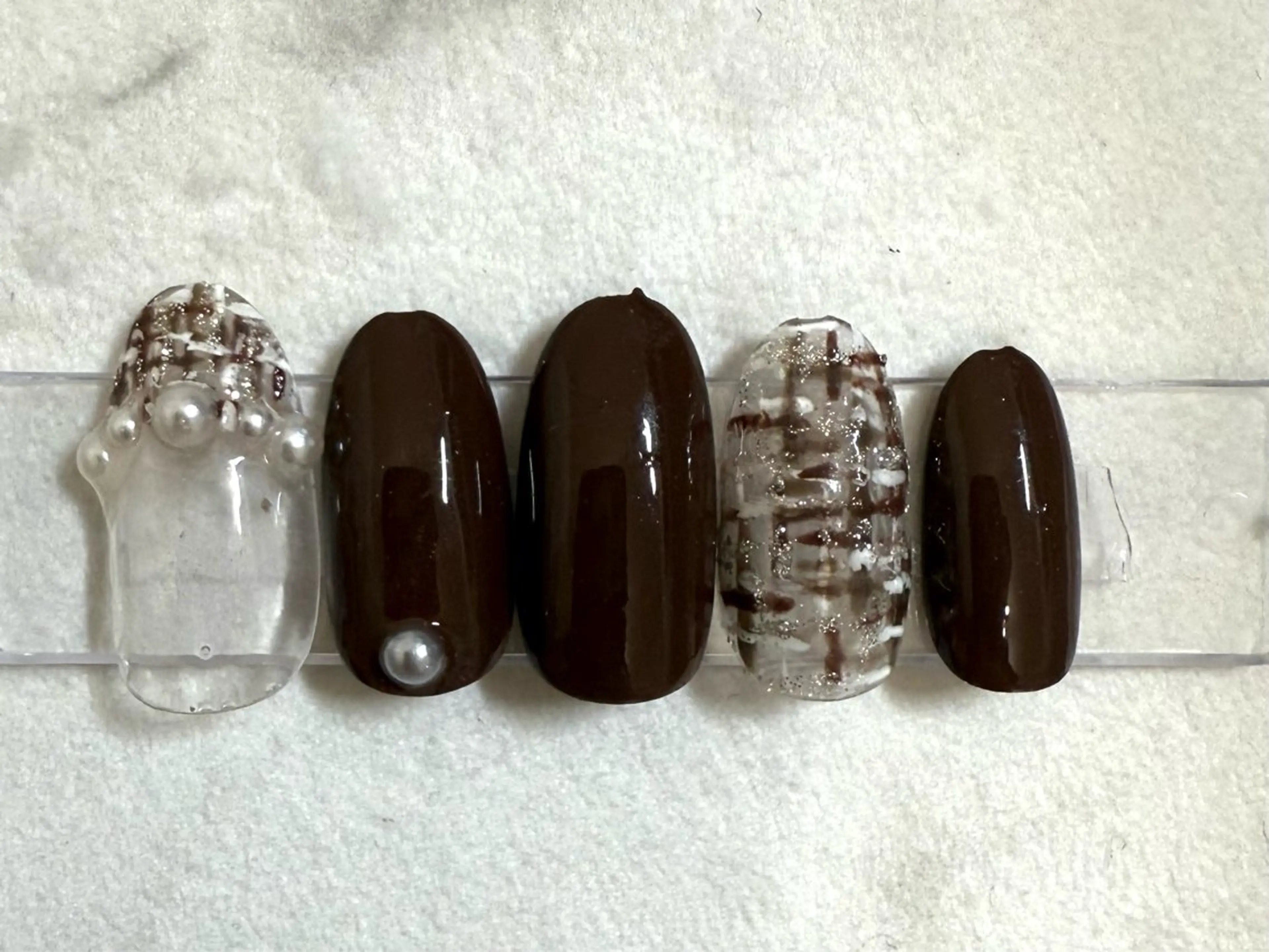 ネイル ハンドネイル le verre 久屋公園のネイルデザイン