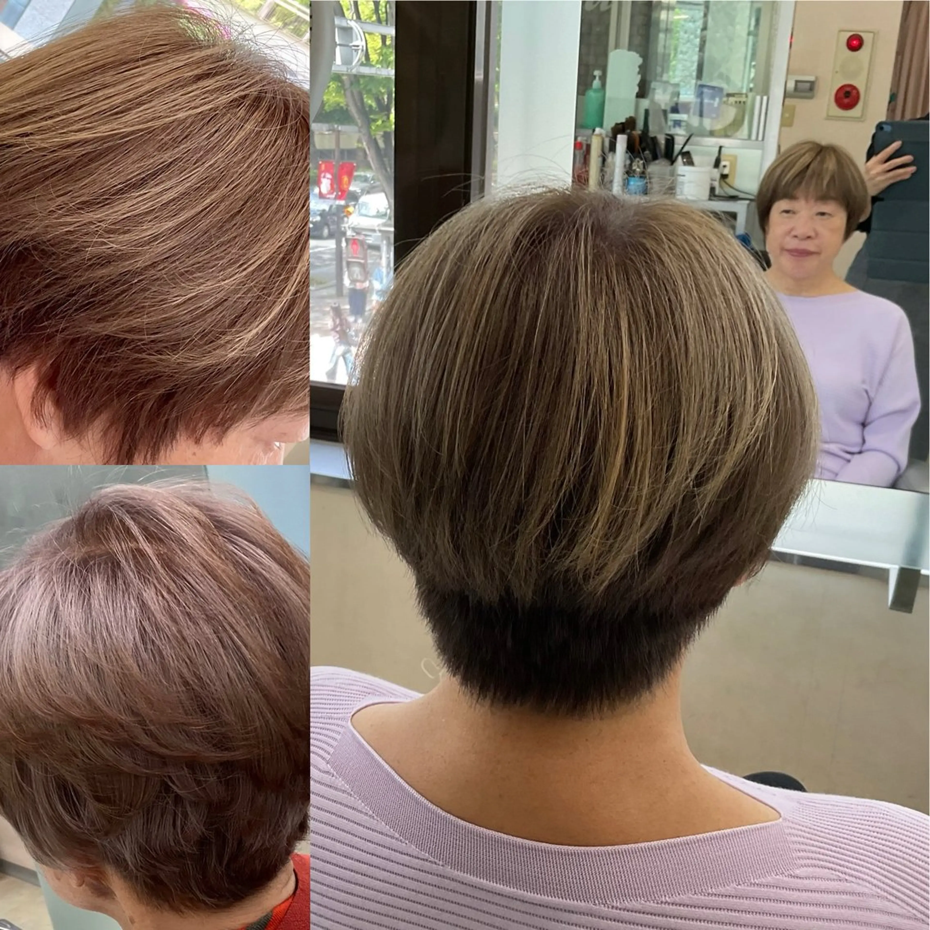 ショート カラー au栄矢場町 水素髪質改善Tのヘアスタイル