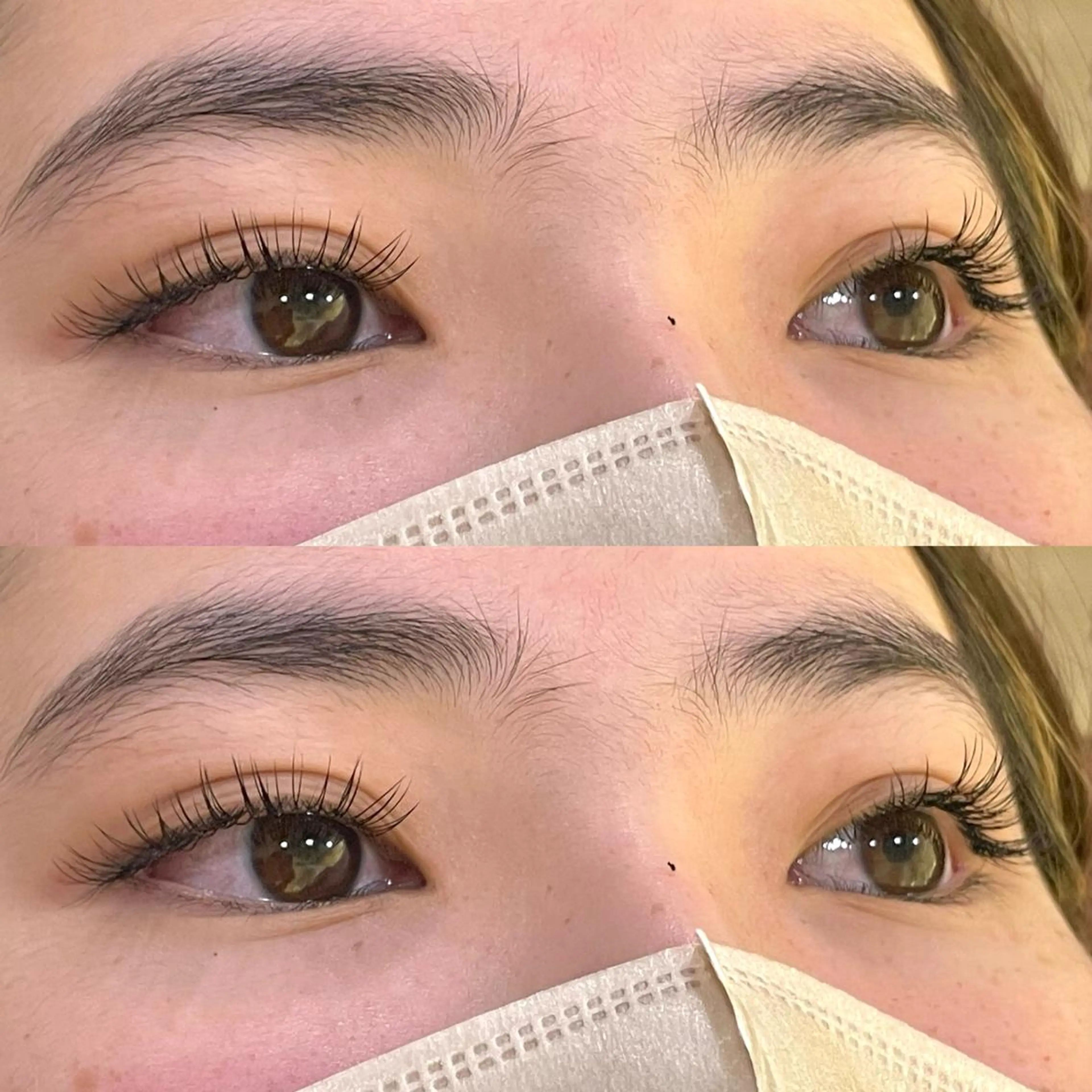 マツエク・マツパ レイヤー/センター パート/坂本翔のヘアスタイル