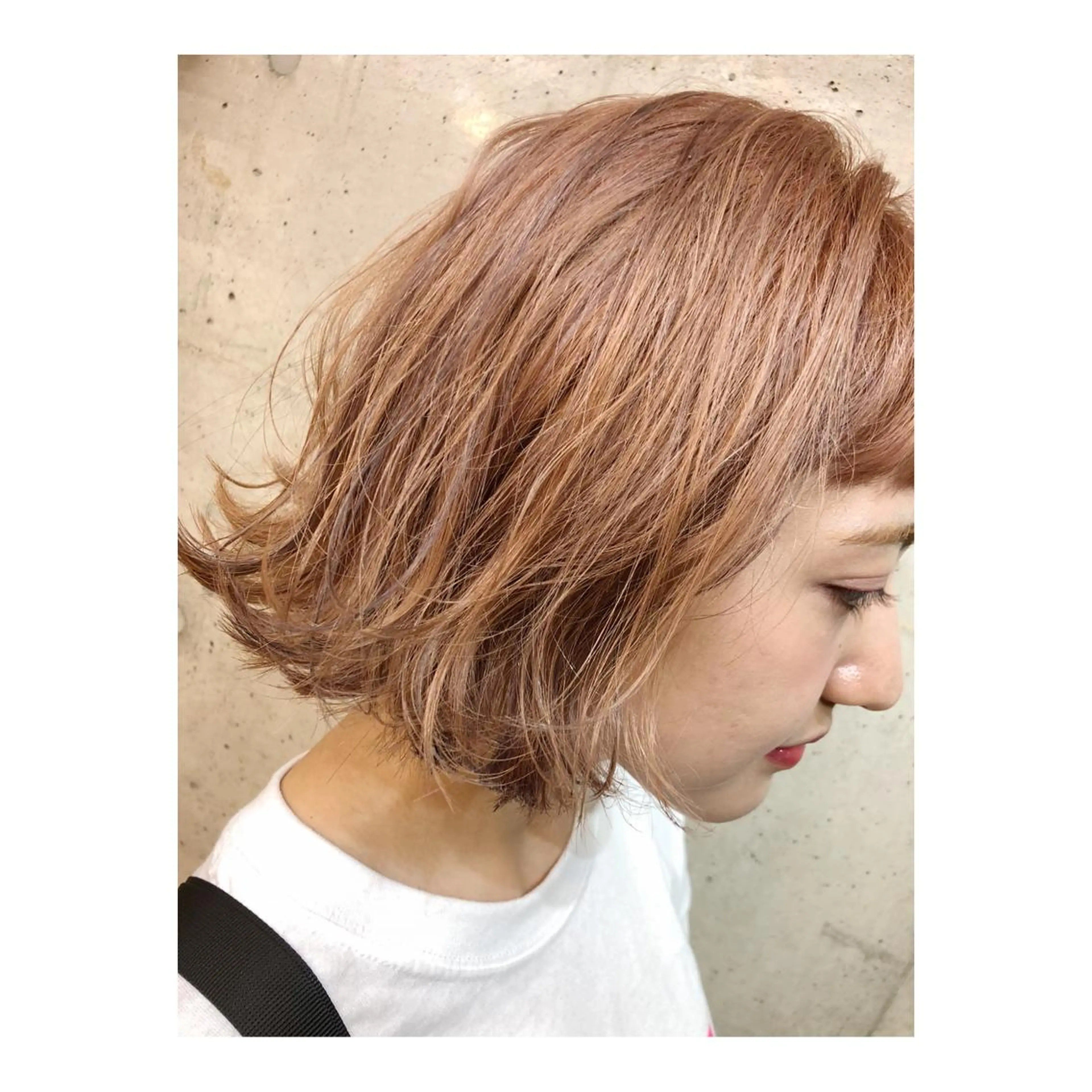 ミディアム カラー ピンクカラー カット ヘアカラー トリートメント ヘアセット センスをお届けします 大谷将生infpのヘアスタイル