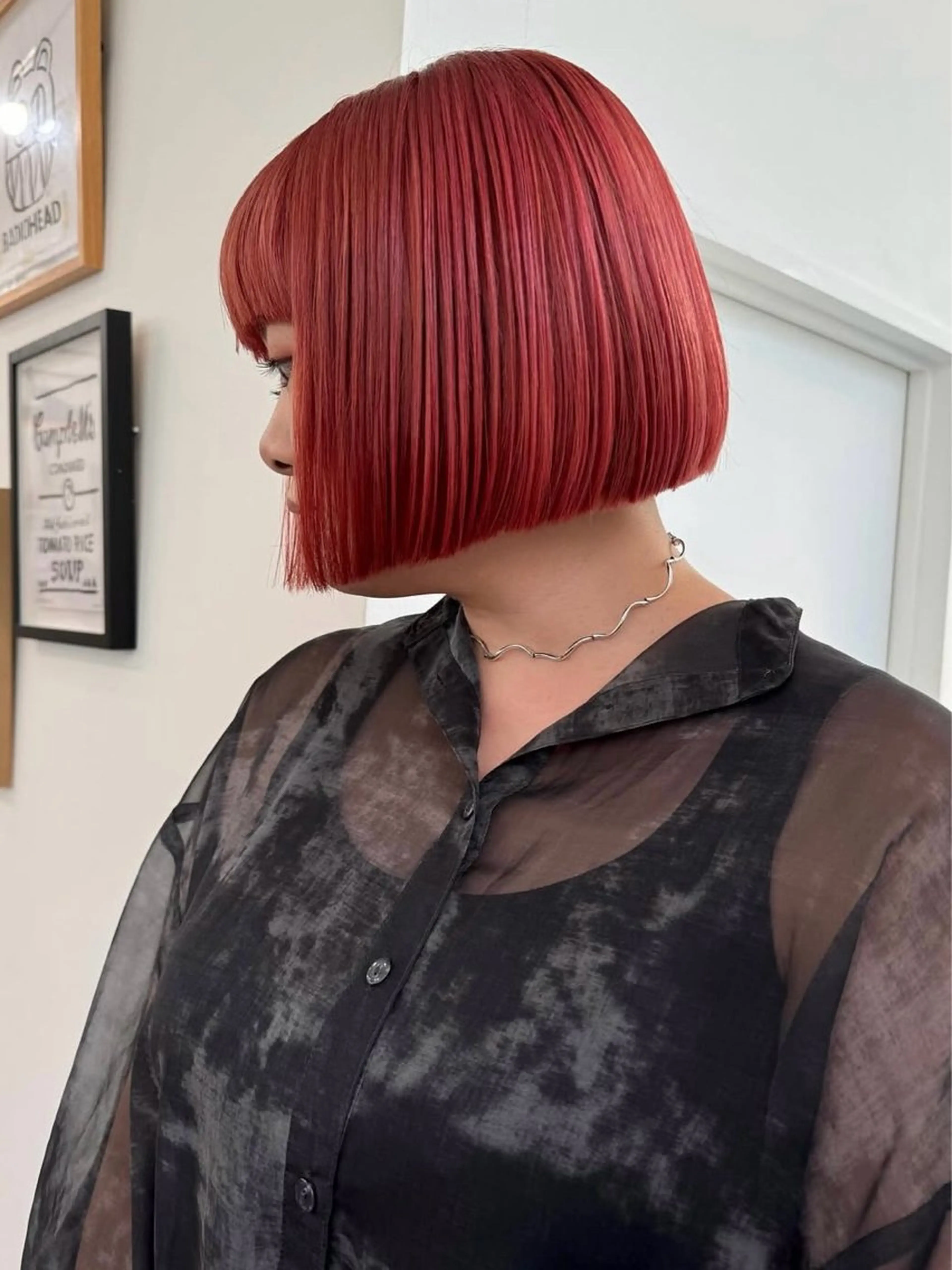ショート ボブ パーマ 🍄Kurumi🍄のヘアスタイル