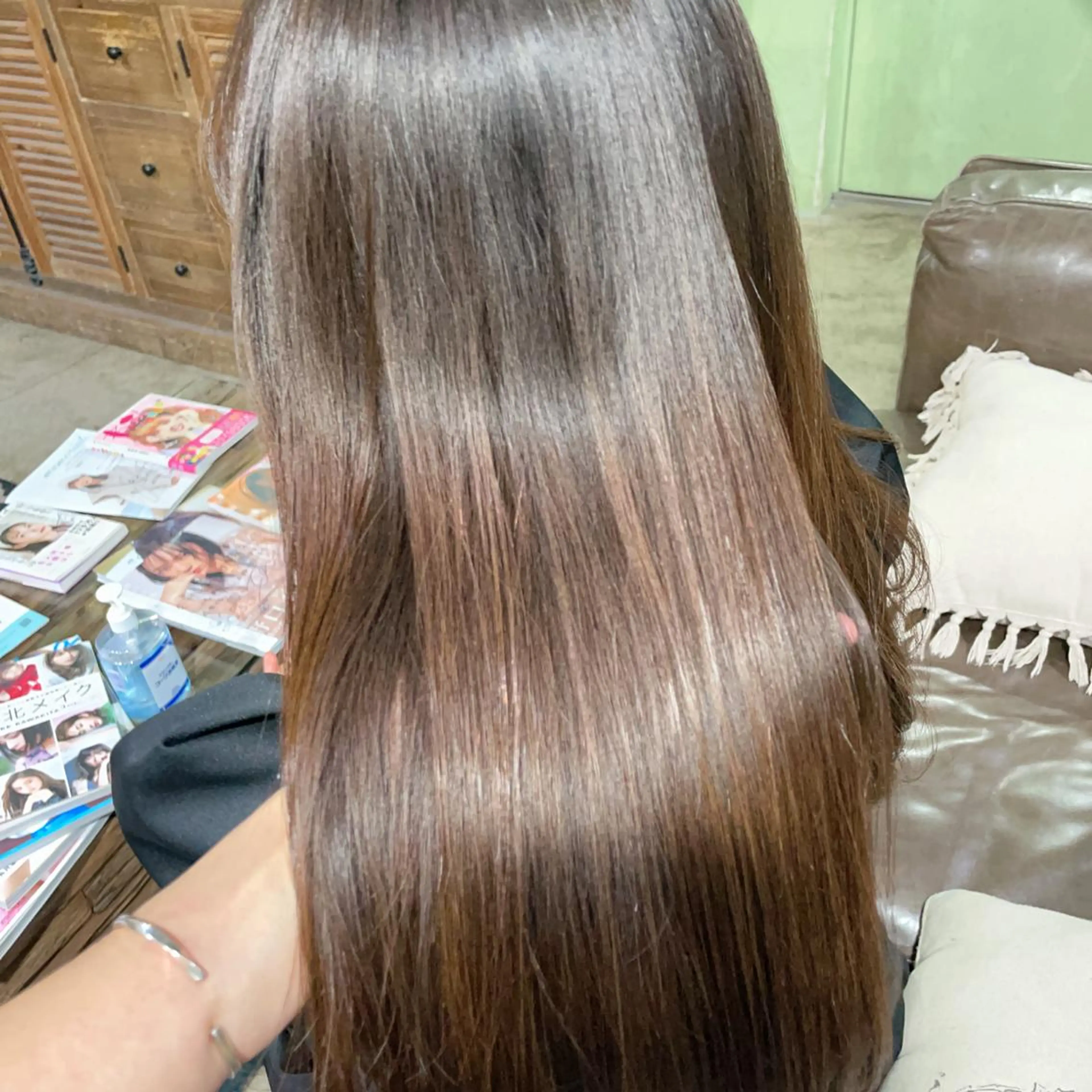 ロング カラー 縮毛矯正 縮毛矯正 🕊miki モテ髪🫧のヘアスタイル