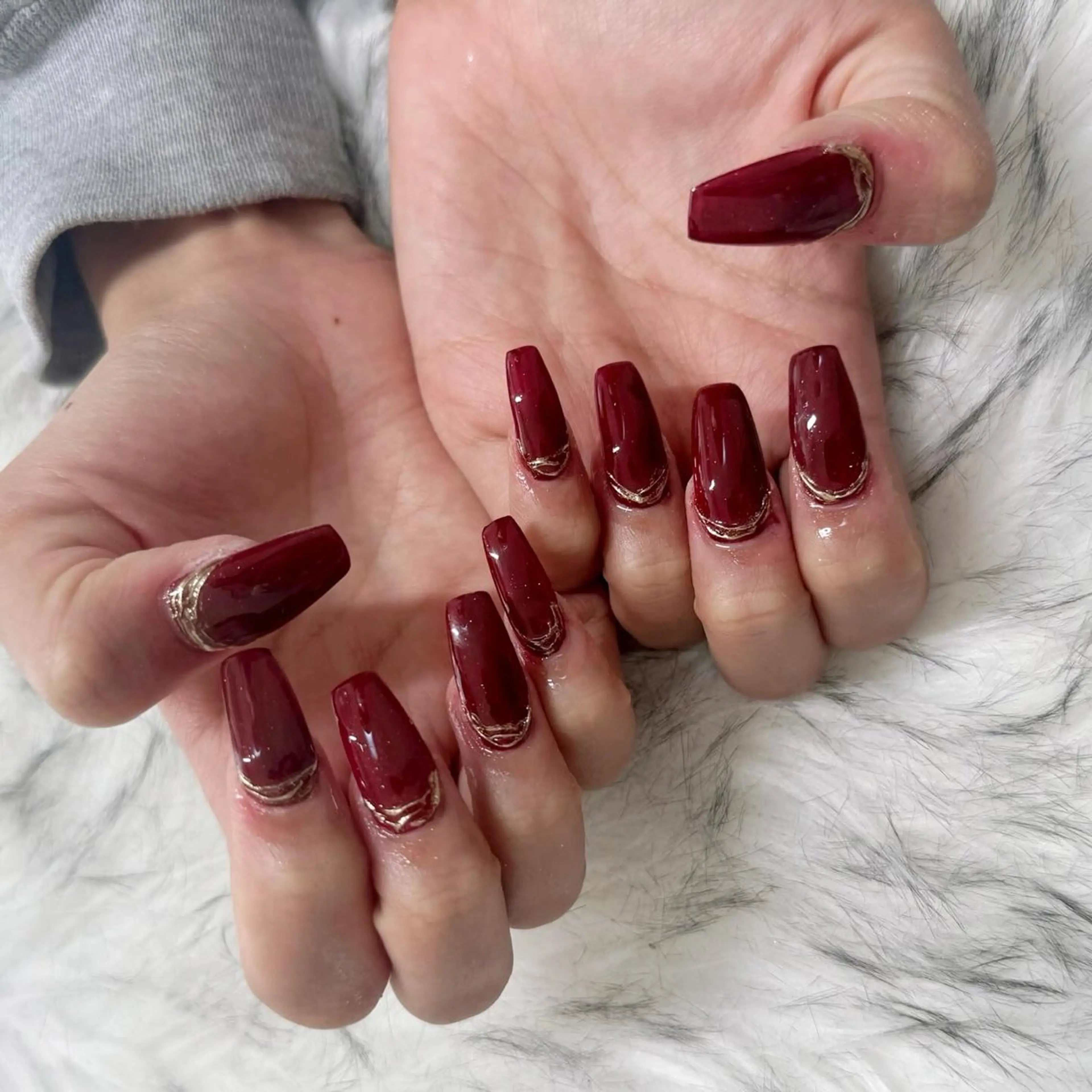 ロング ハンドネイル mao .のネイルデザイン