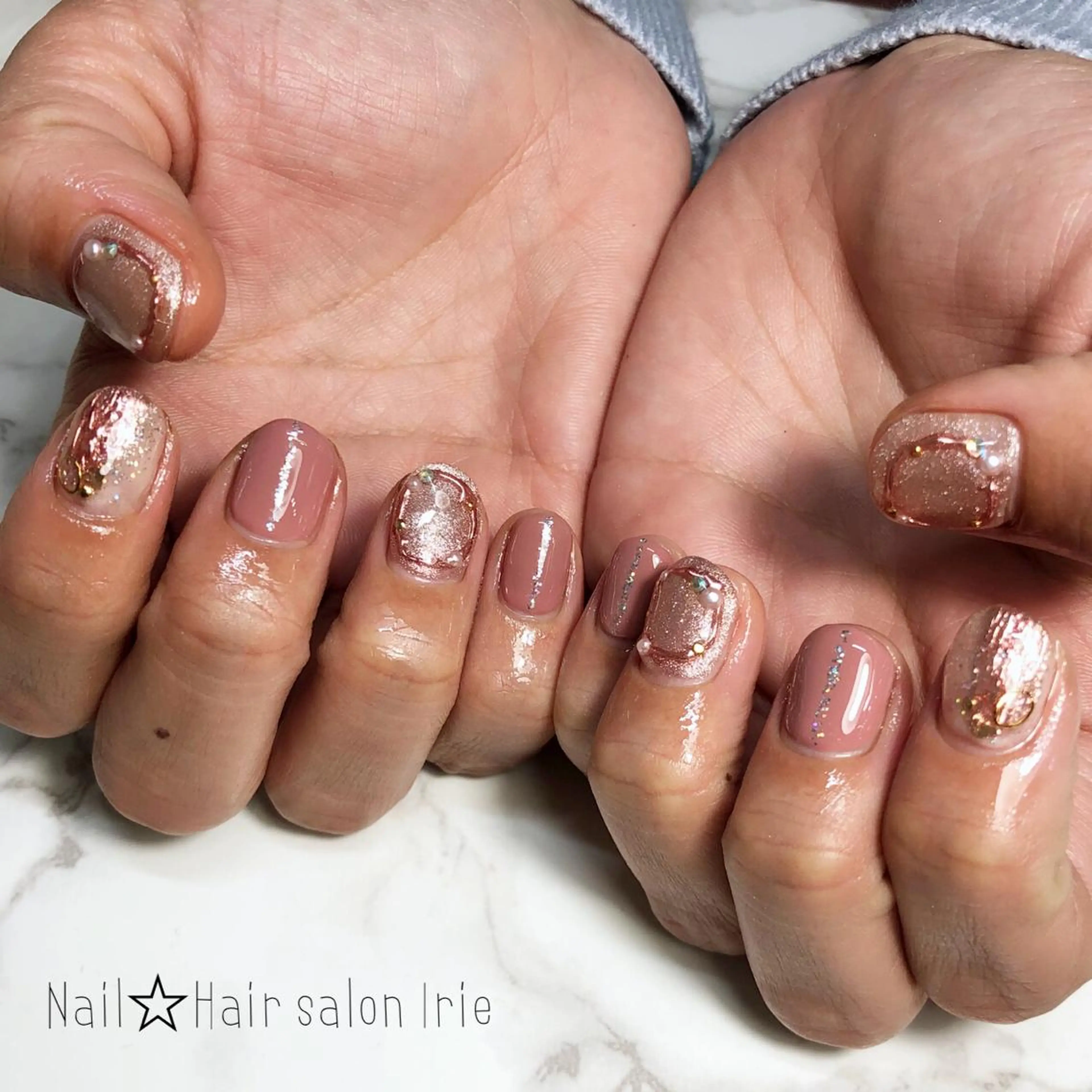 ネイル ハンドネイル Hair salon Irie所属・與儀 知佳のネイルデザイン