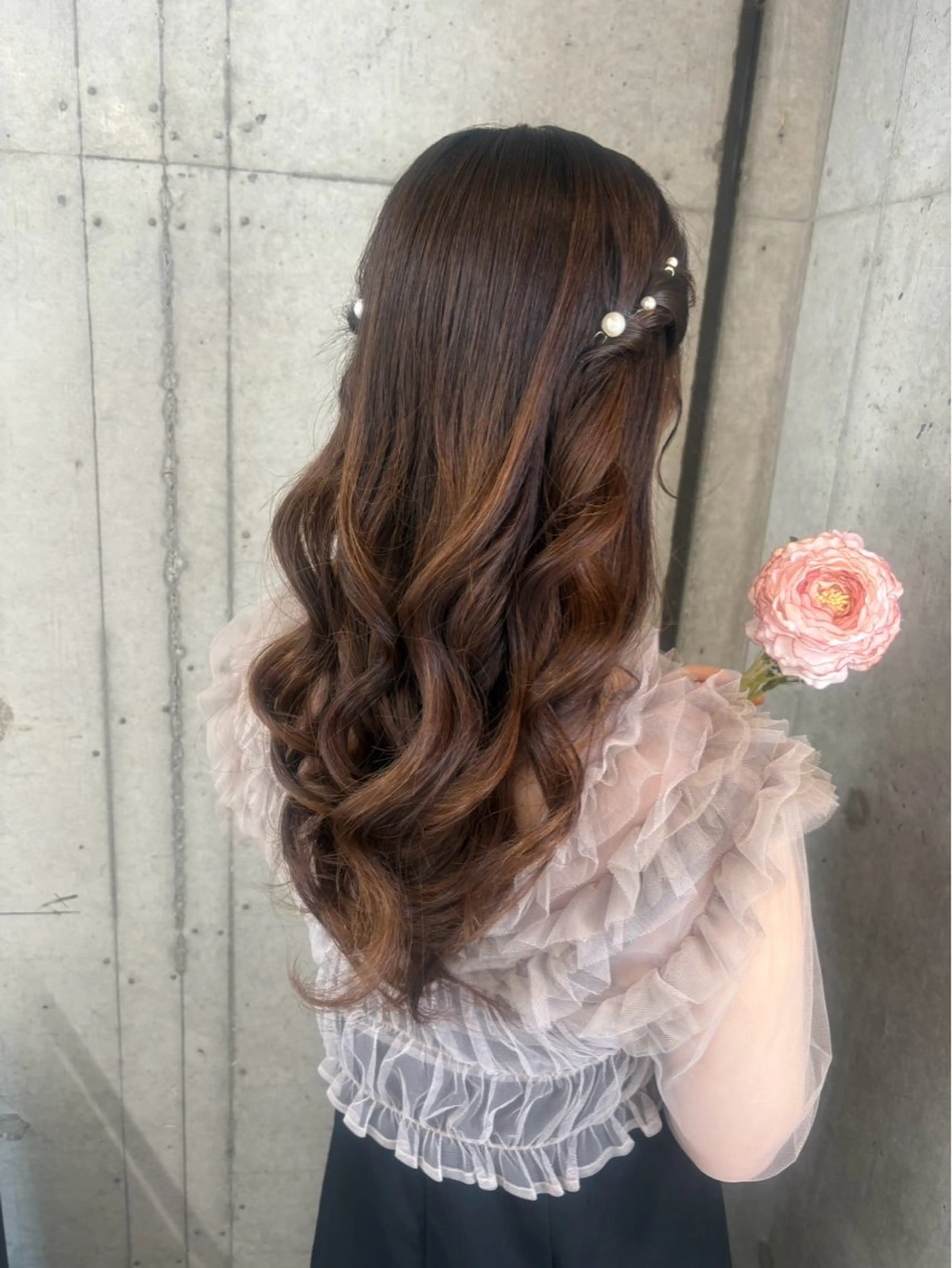 ロング ヘアアレンジ ヘアセット 美髪× ヘアセット✨Araiのヘアスタイル