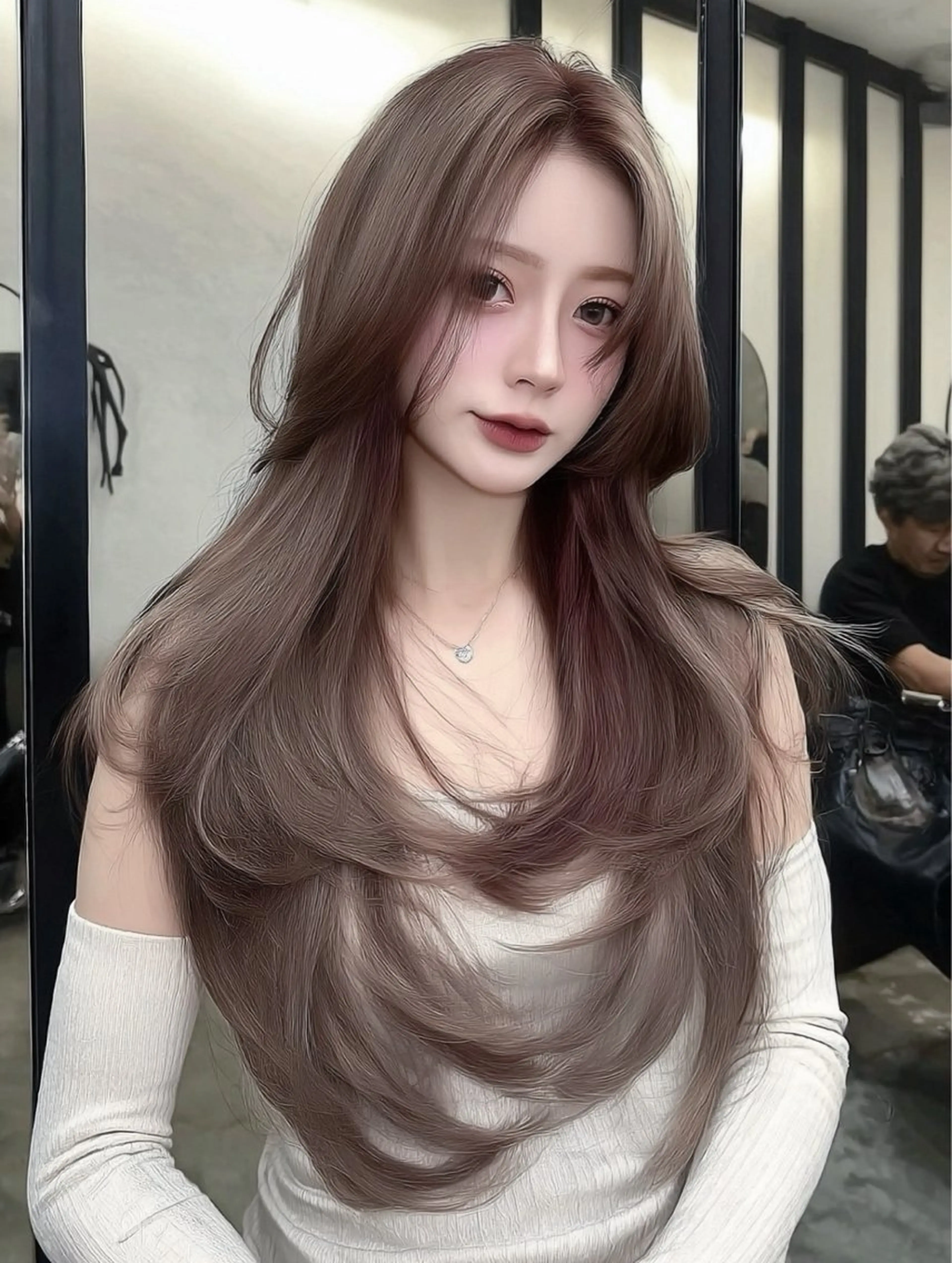 ロング ヘアカラー mao🎀マツエク／ レイヤーカットのマツエク・マツパデザイン