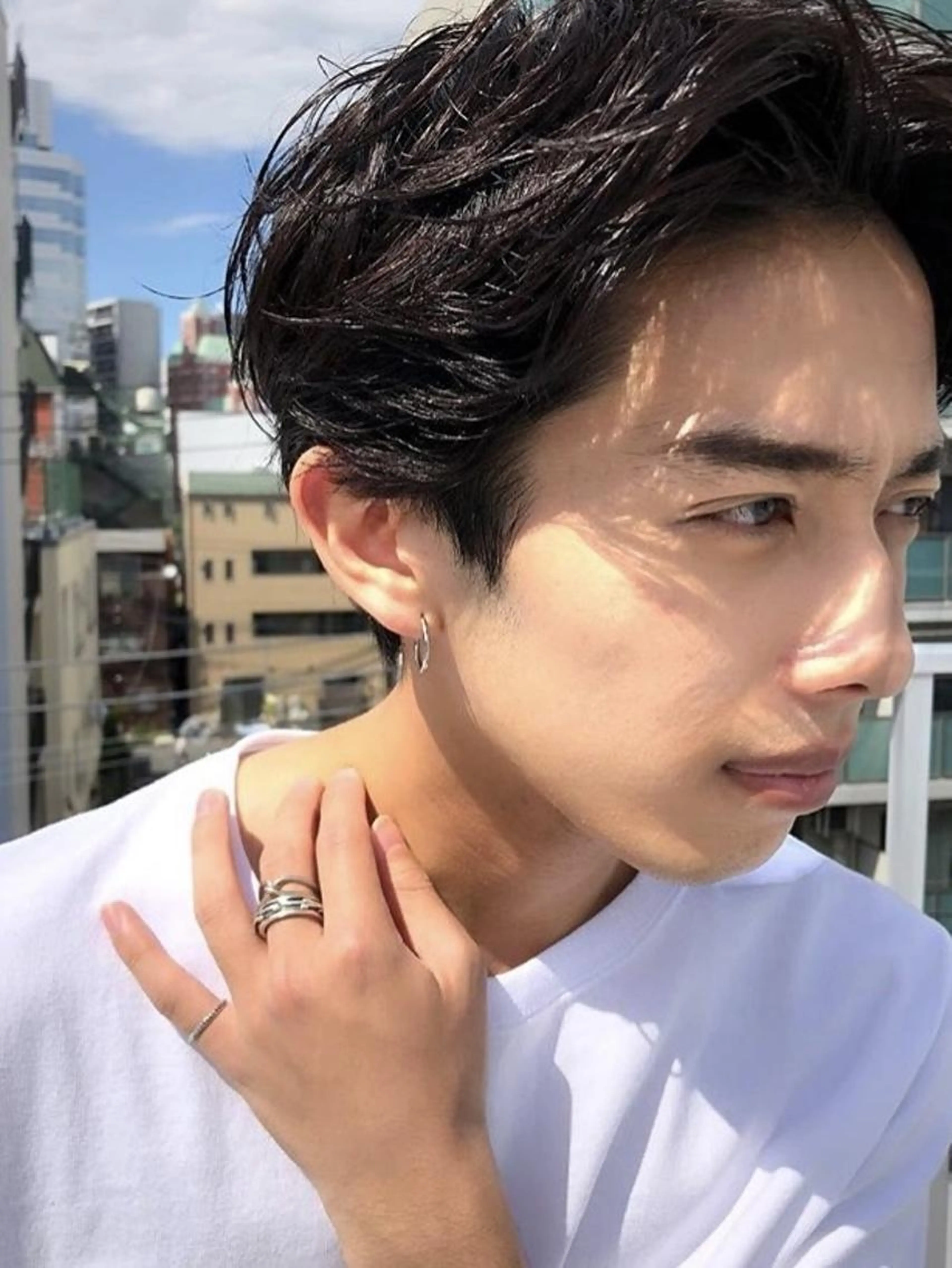 🔹メンズ限定🔷カット＆ニュアンスパーマ+眉カット_¥11000の写真