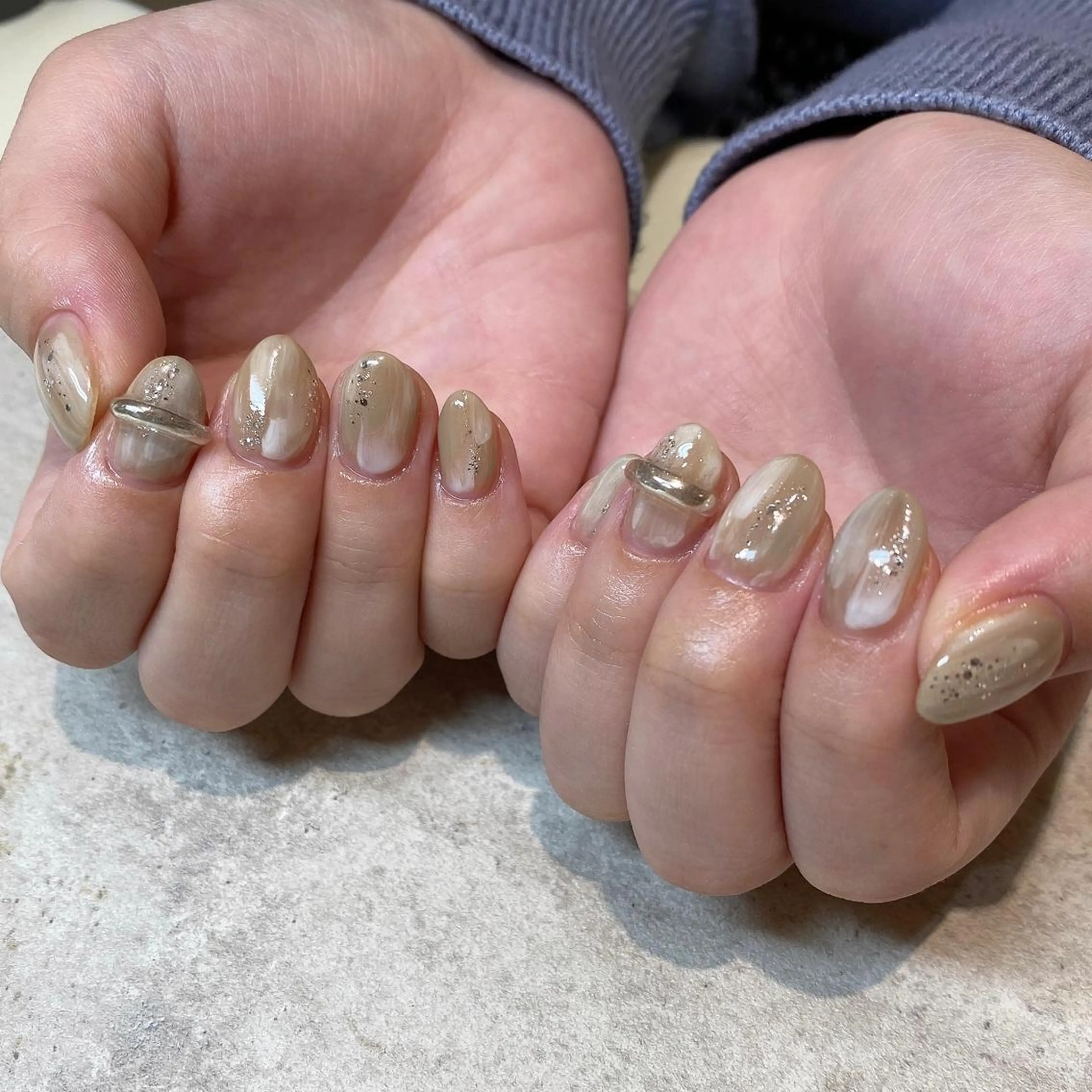 ネイル among アマン所属・lecoa_ kana／amongのネイルデザイン