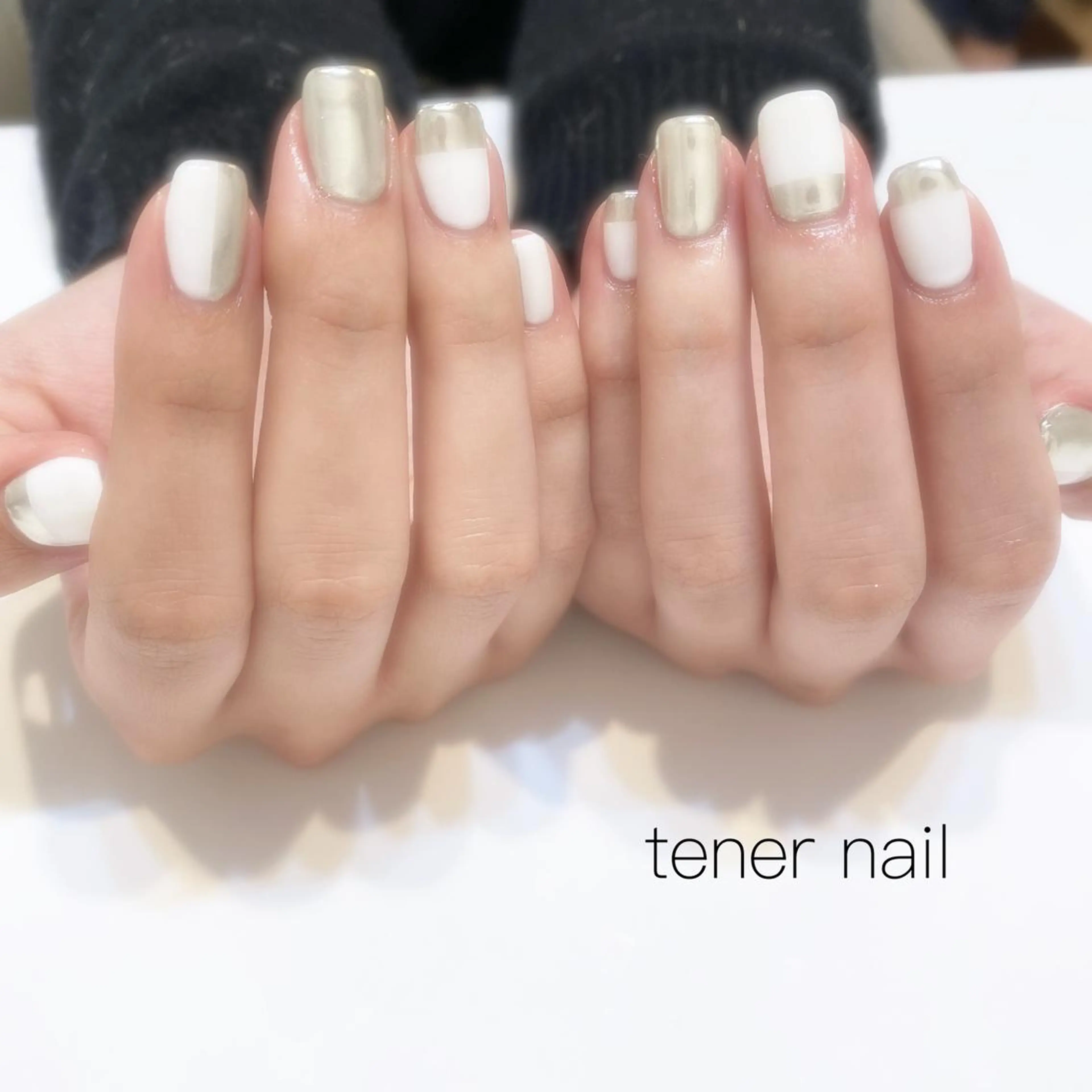 ネイル ミラーネイル テネルネイル tener nailのネイルデザイン