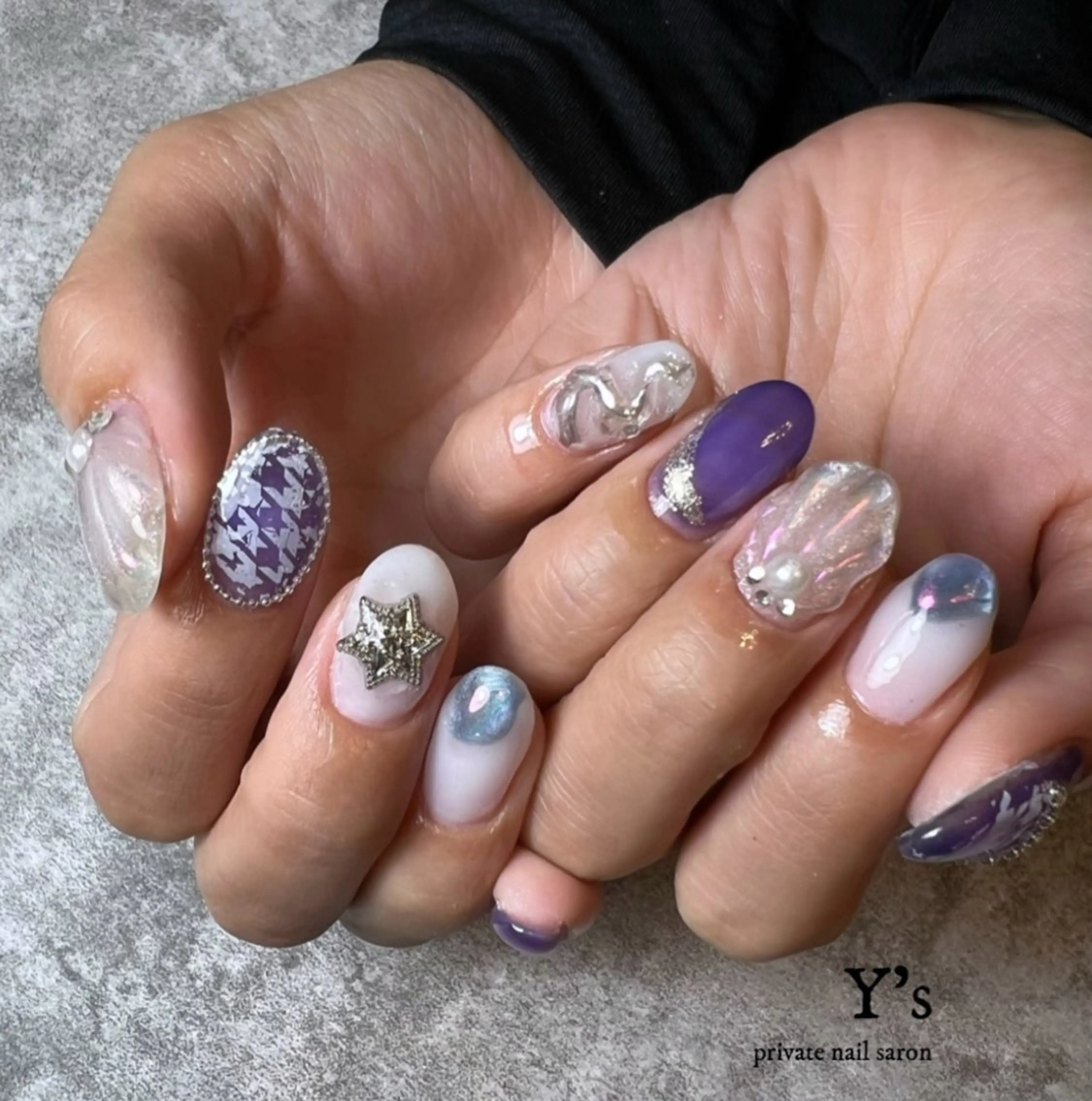 ネイル ハンドネイル Y's nail ˚✧₊YUIのネイルデザイン
