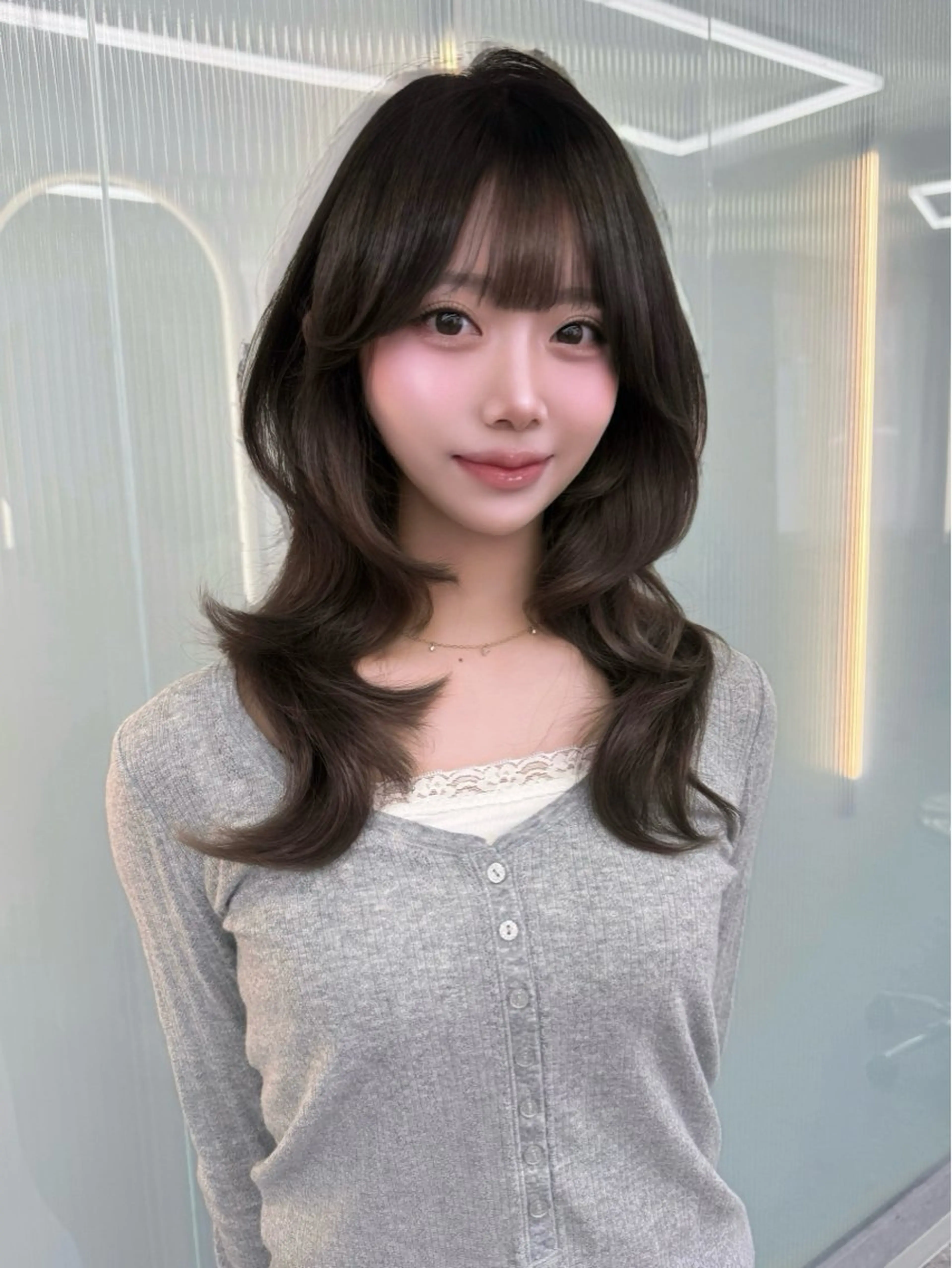 カラー 豊嶋 未来のヘアスタイル