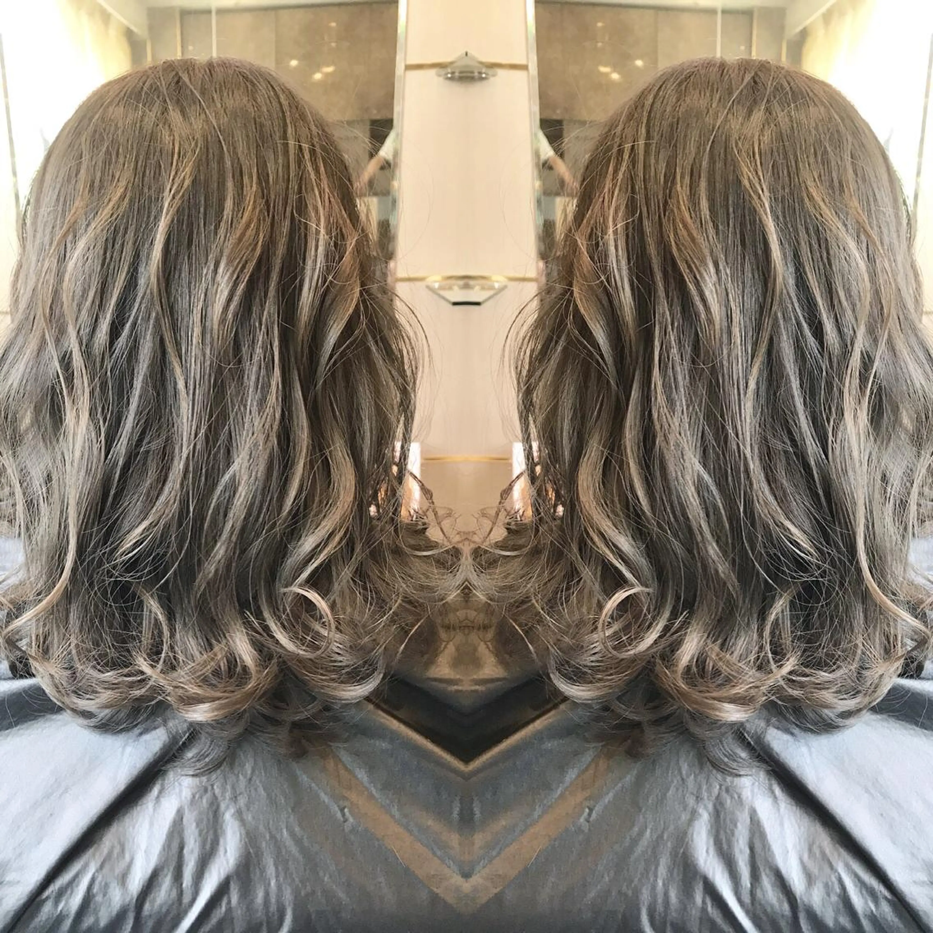 ミディアム カラー パーマ 外国人風カラー カット ヘアカラー 🫧代表/新宿駅近/ 限定価格🫧田辺貴裕のヘアスタイル