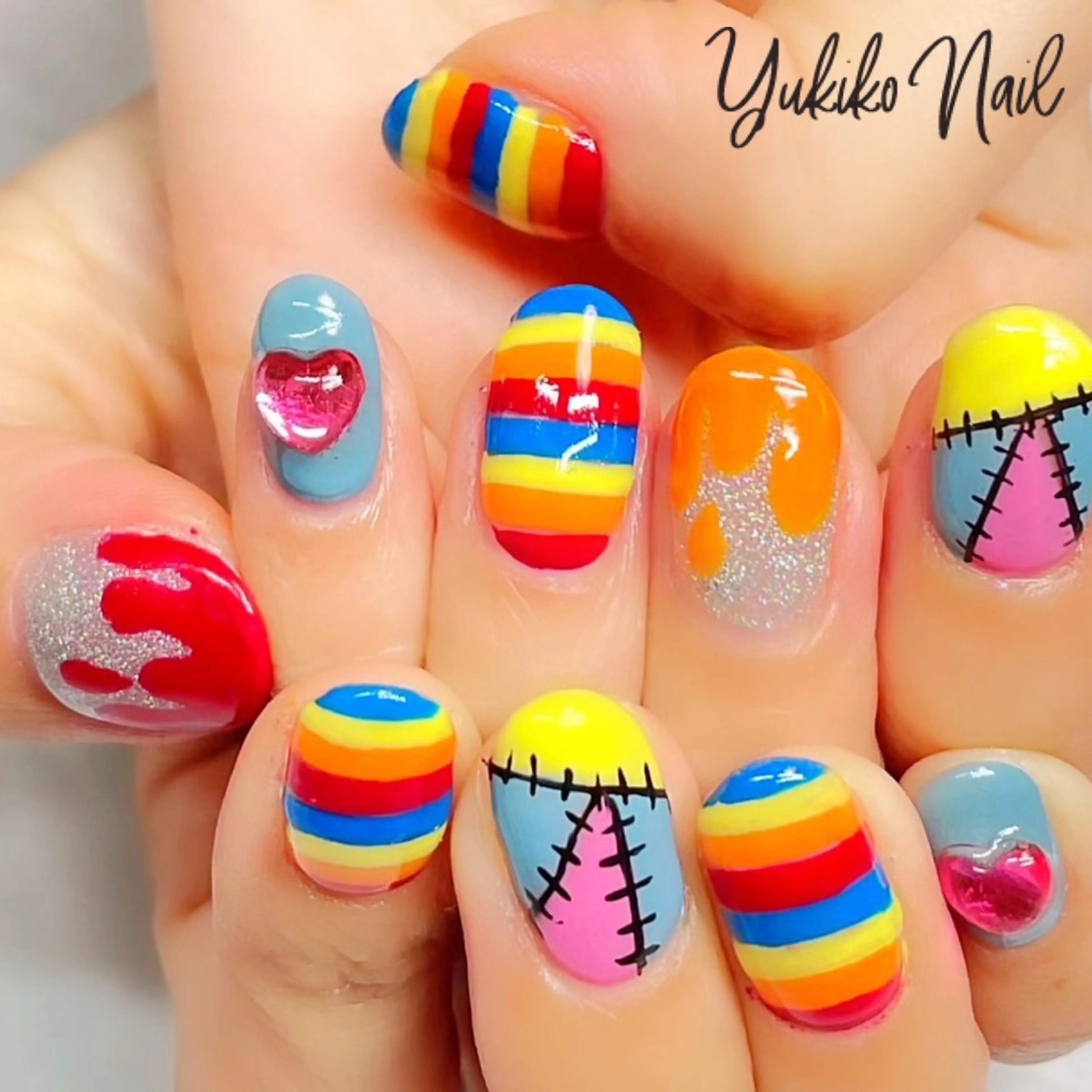 ネイル ハロウィン ハンドネイル ユキコ ネイルのネイルデザイン