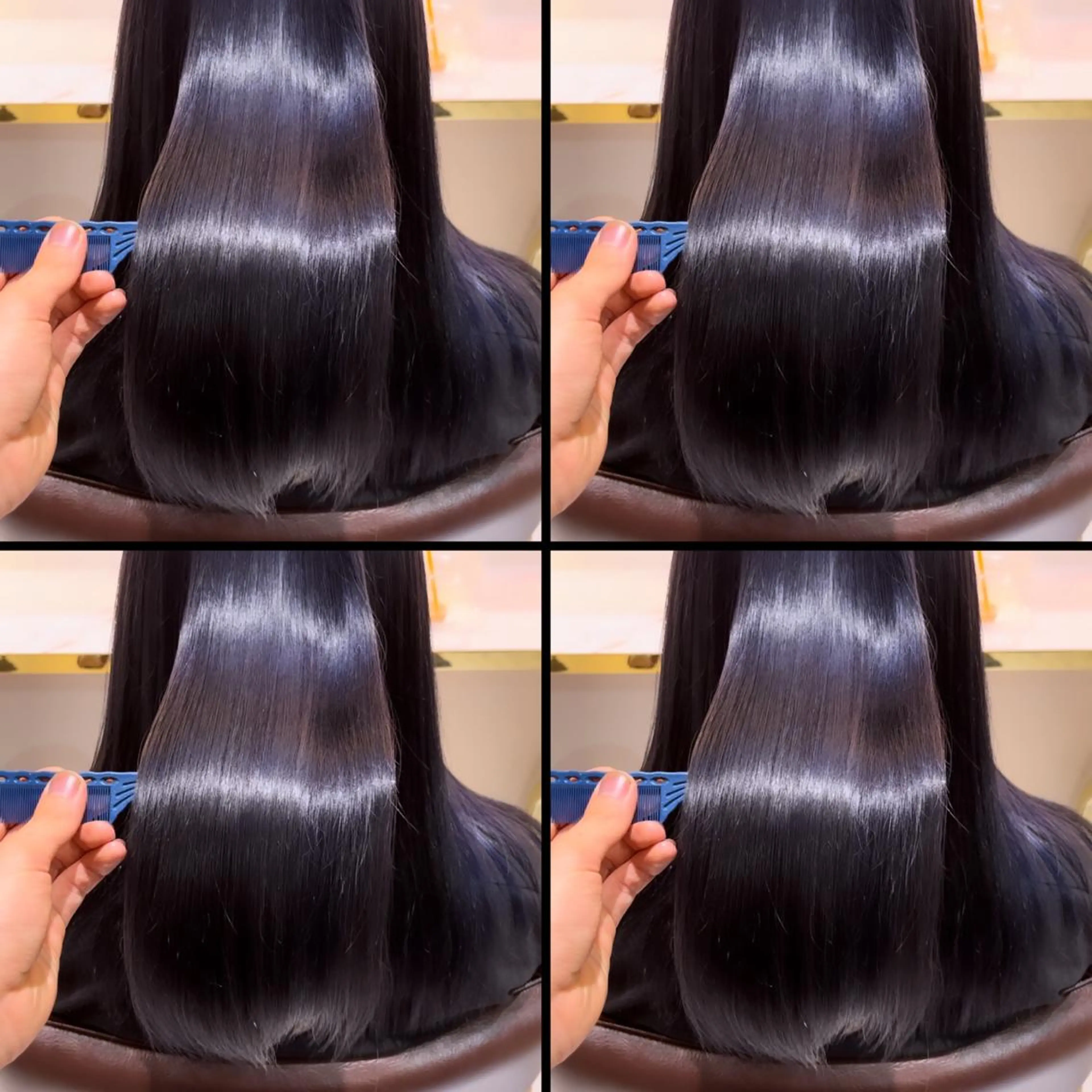 ロング カラー 髪質改善･縮毛矯正 特化･ユウシンのヘアスタイル