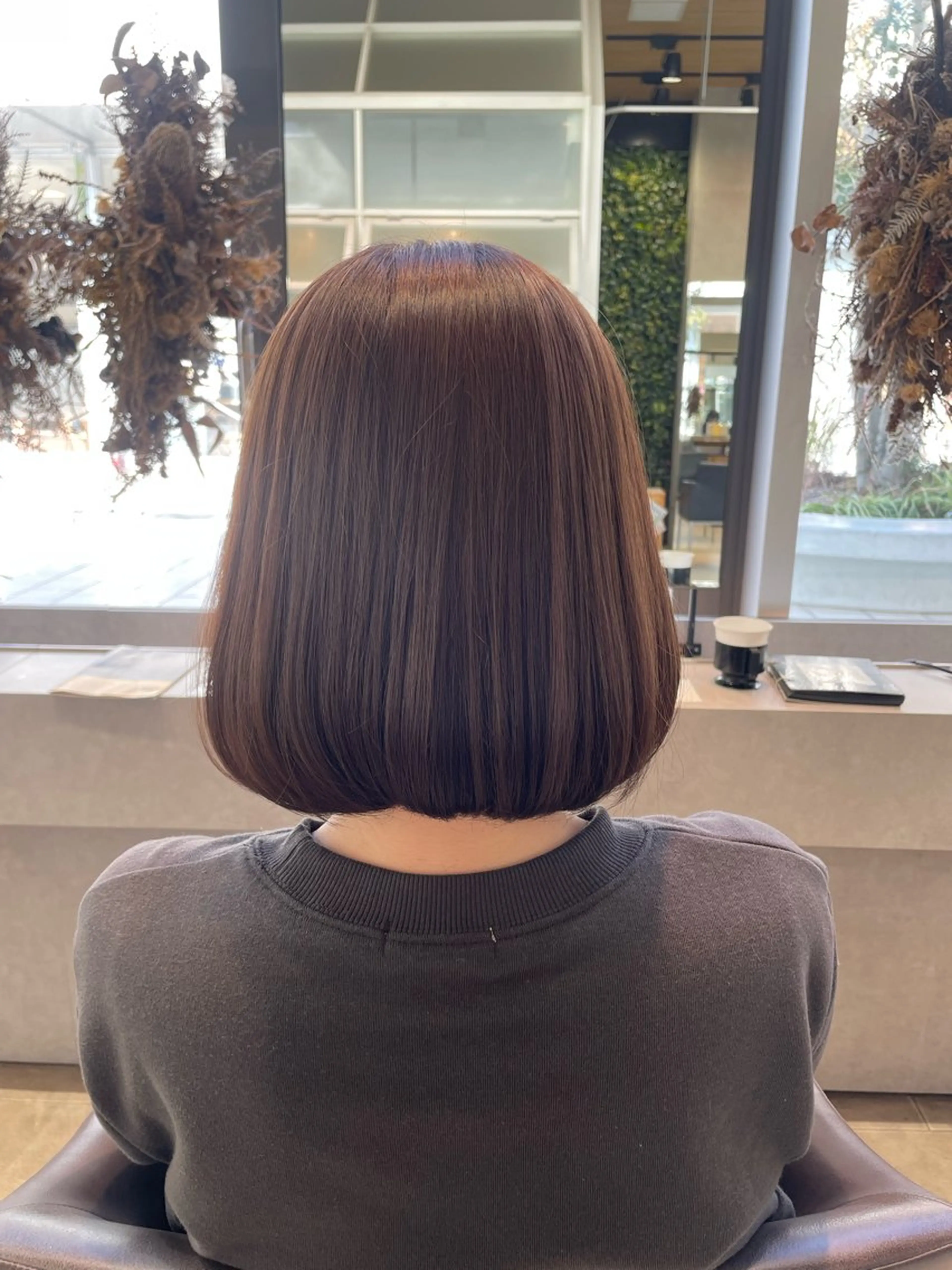ミディアム 原 萌香のヘアスタイル