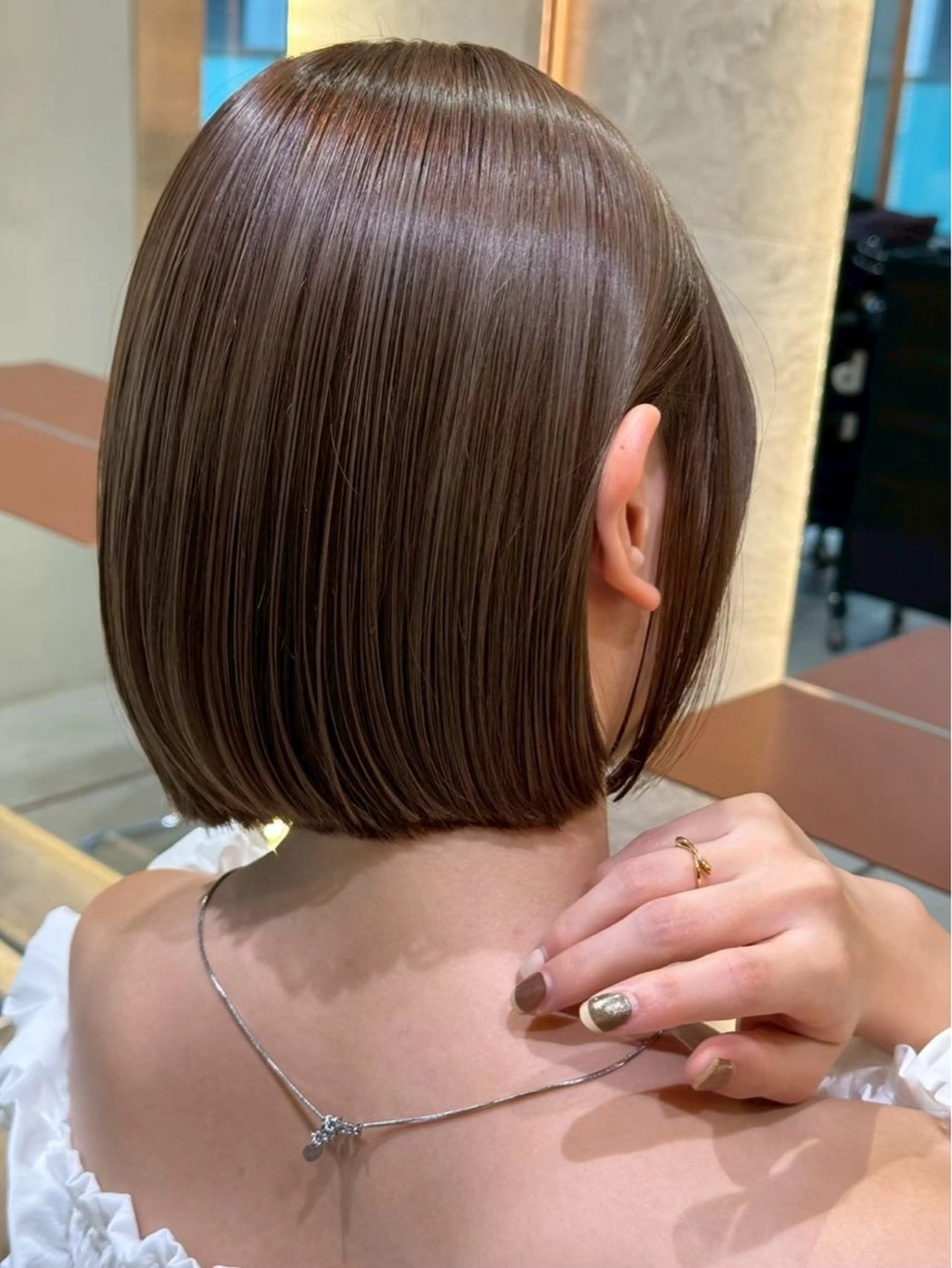 🧸ブラウンカラー🥨color➕内部補正トリートメント🫧➕超音波トリートメント🫧の写真