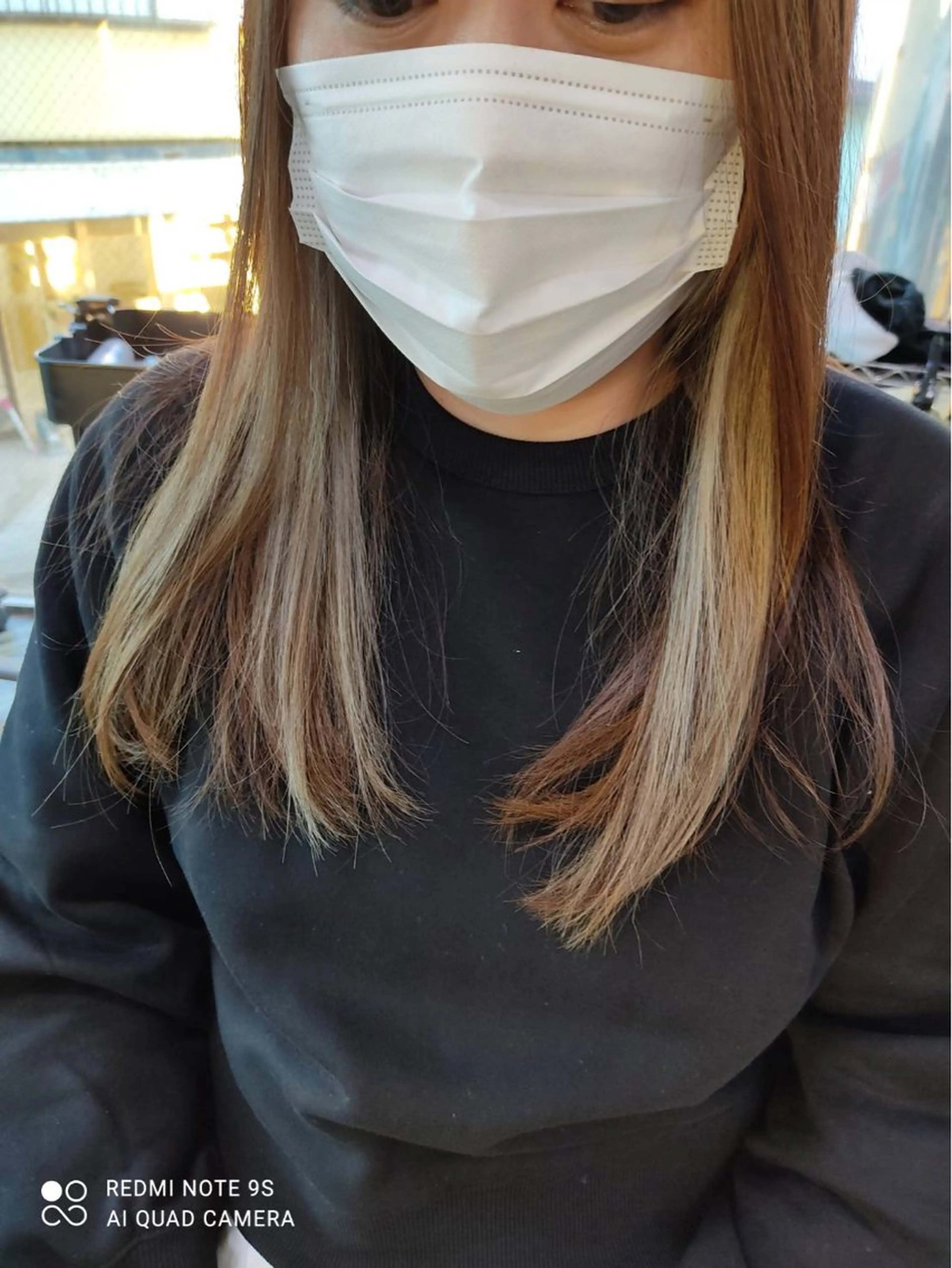 似合わせカット×インナーカラー（イヤリングカラー）×トリートメントの写真