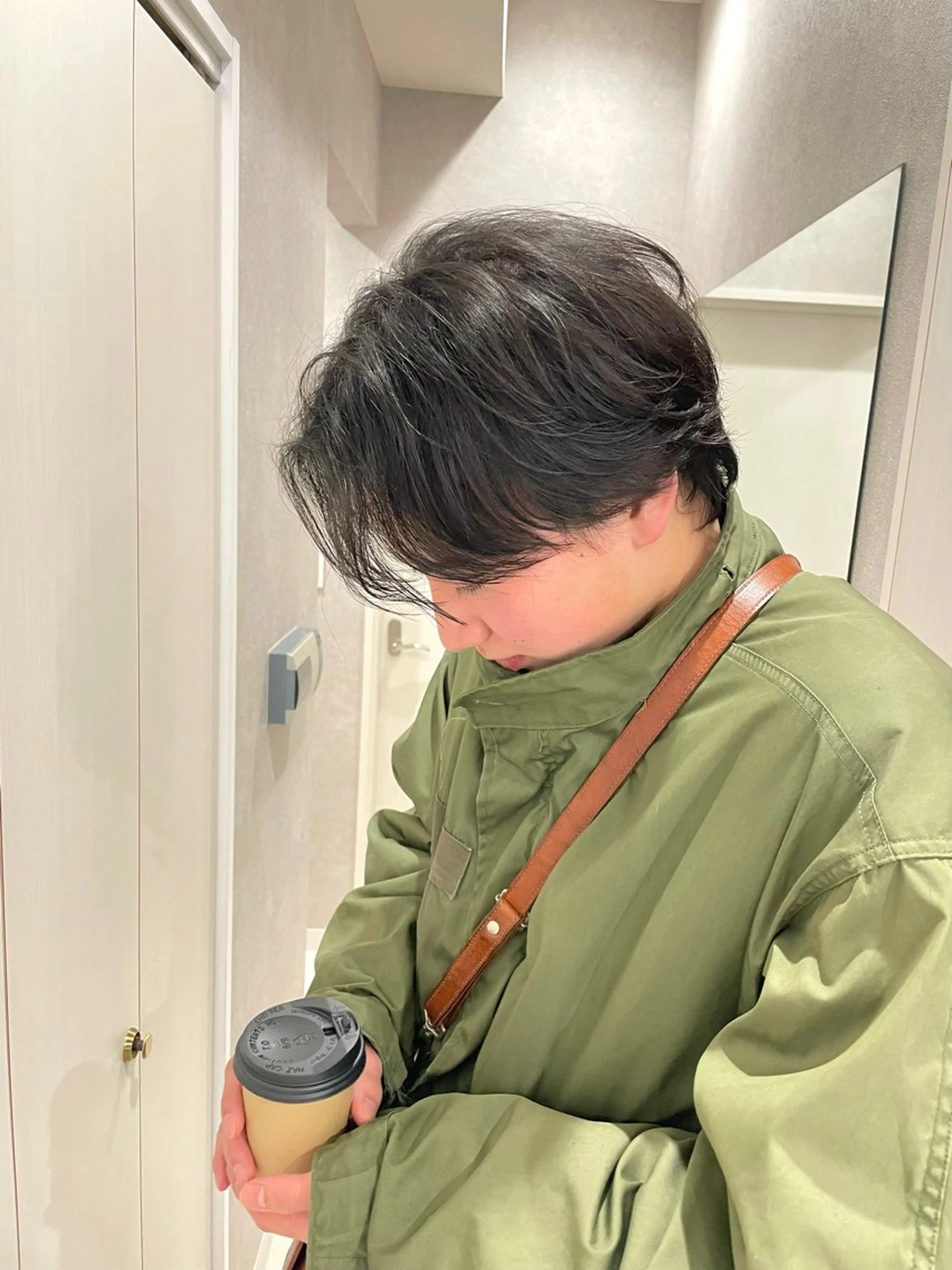 ショート カラー パーマ メンズ 【東北メンズヘア1 位受賞🥇】本間祐太のヘアスタイル