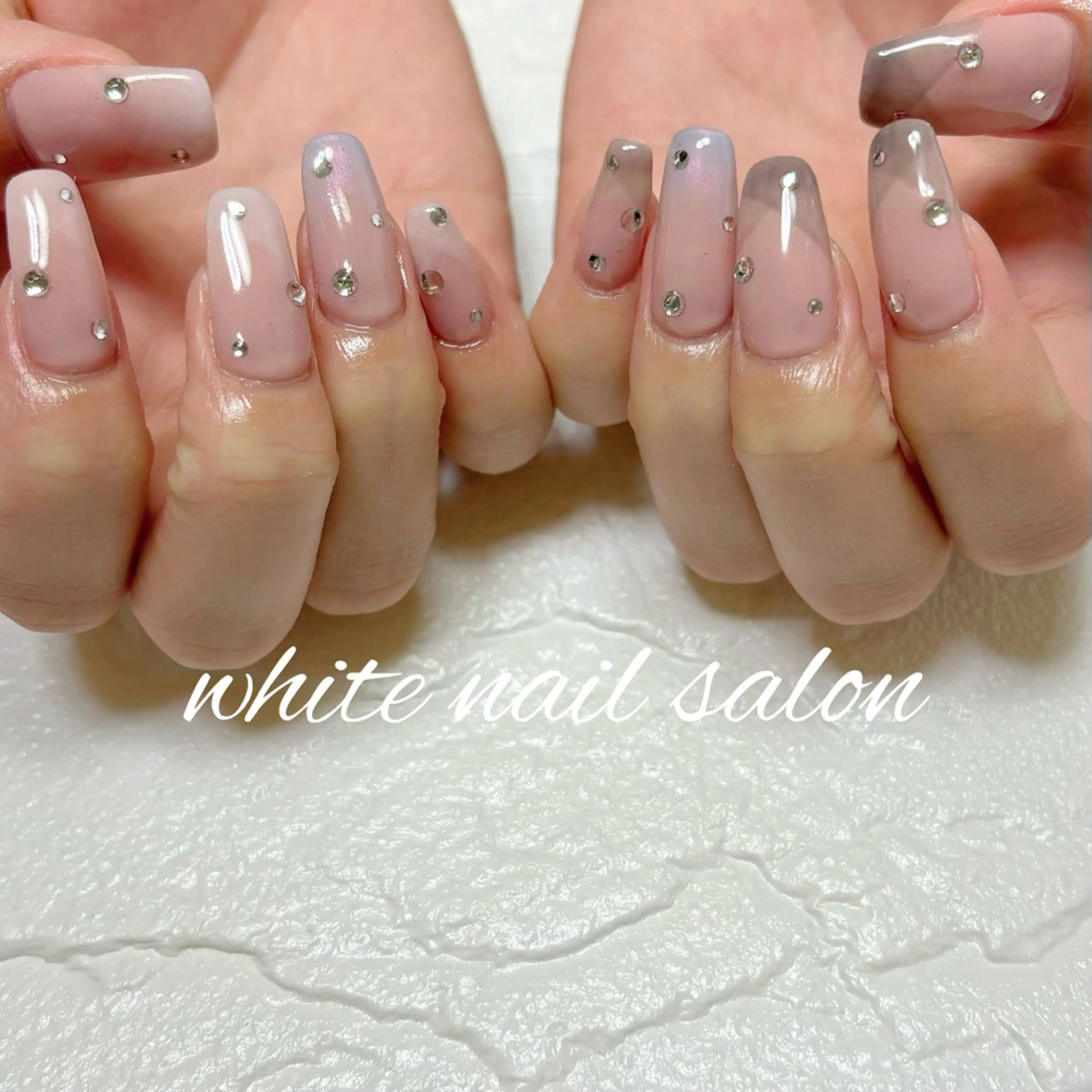 ネイル 持ち込み ホワイト ハンドネイル white nail salonのネイルデザイン