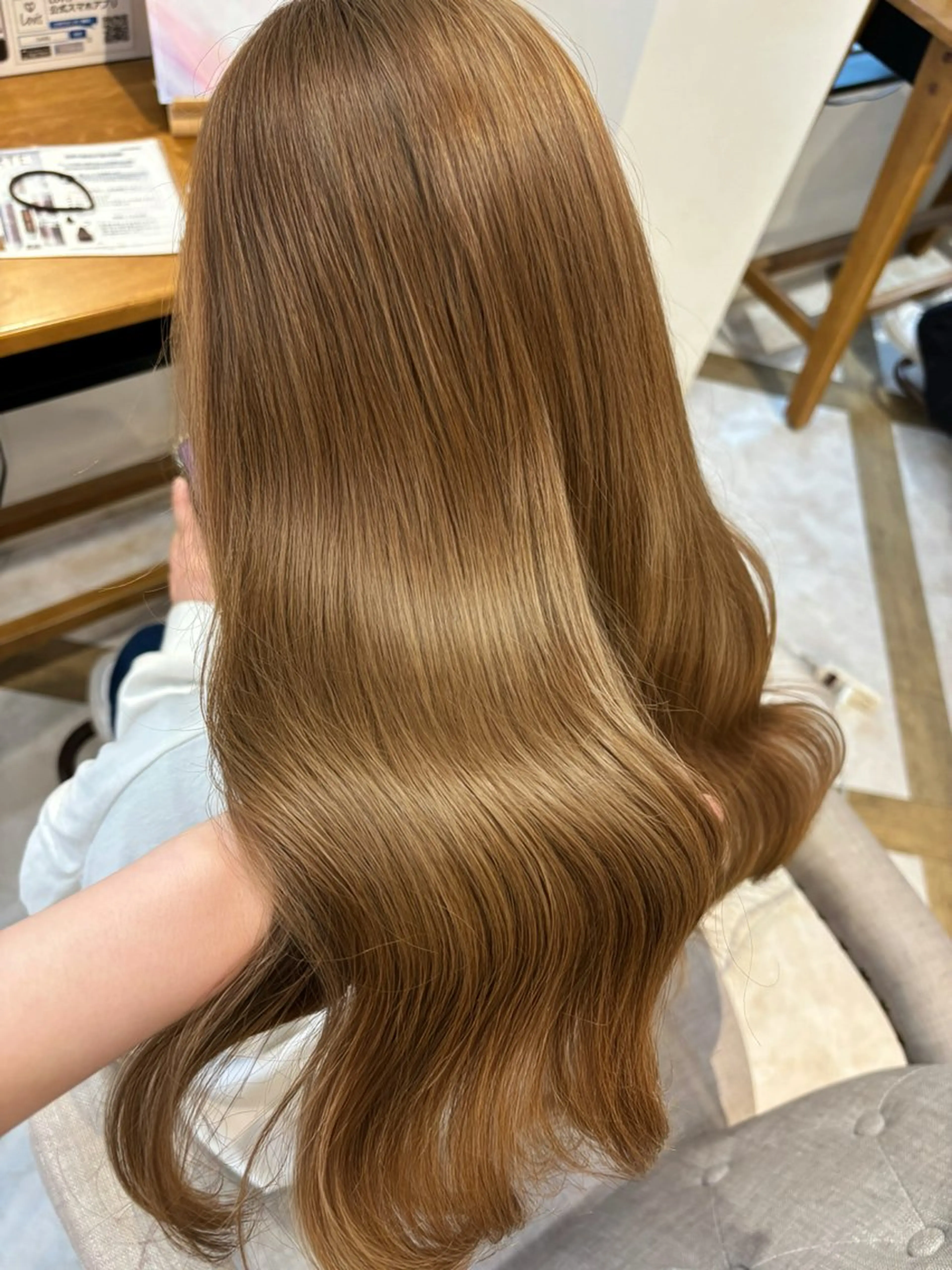 ロング カラー ヘアカラー トリートメント 上尾韓国レイヤー/ 艶カラー/しの🫧のヘアスタイル