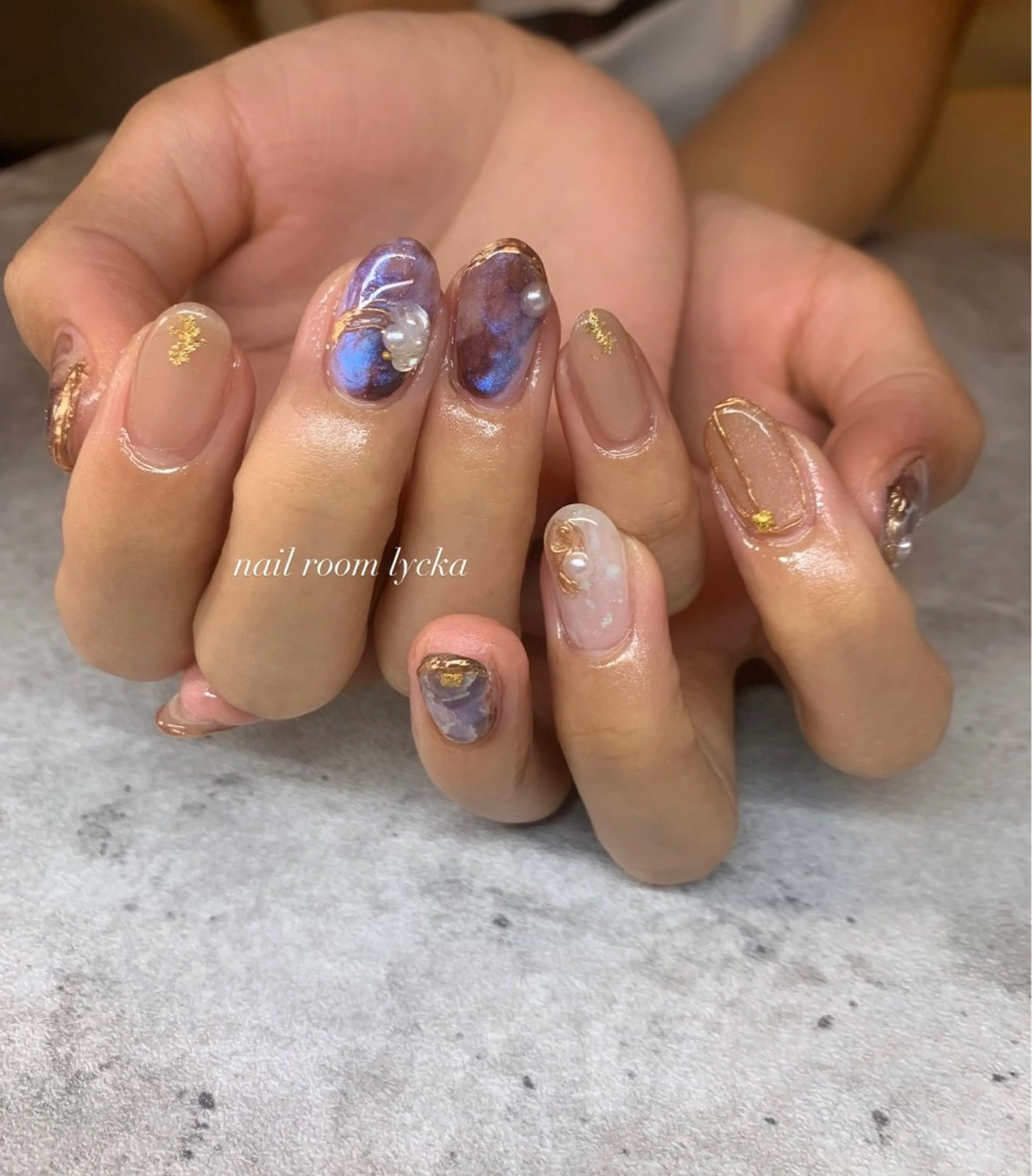 ネイル ﾈｲﾙﾙｰﾑﾘｯｶ 𝐦𝐚𝐲𝐮のネイルデザイン