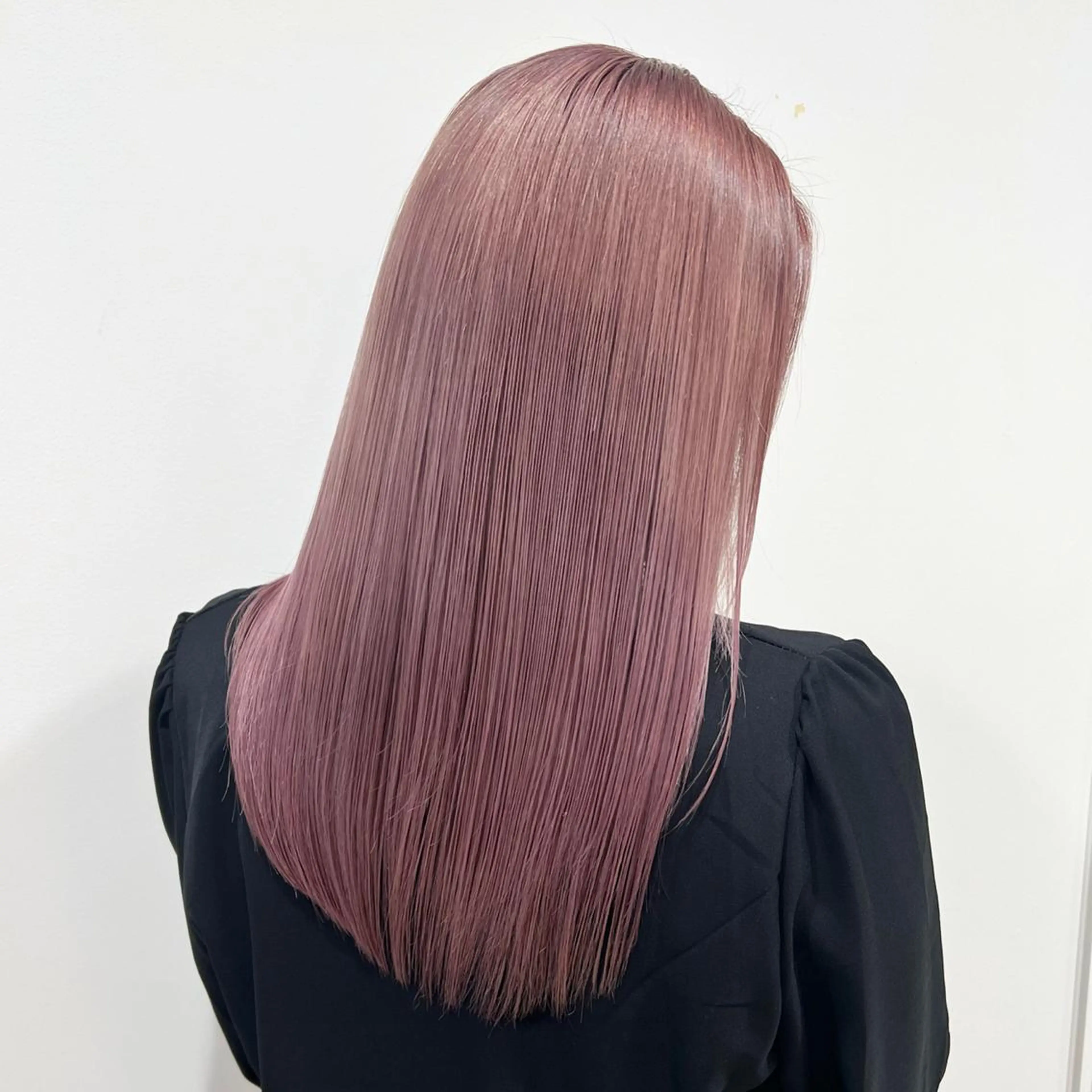 【ケアブリーチ menu🫧ྀི】ブリーチリタッチ+カラー+前処理の写真