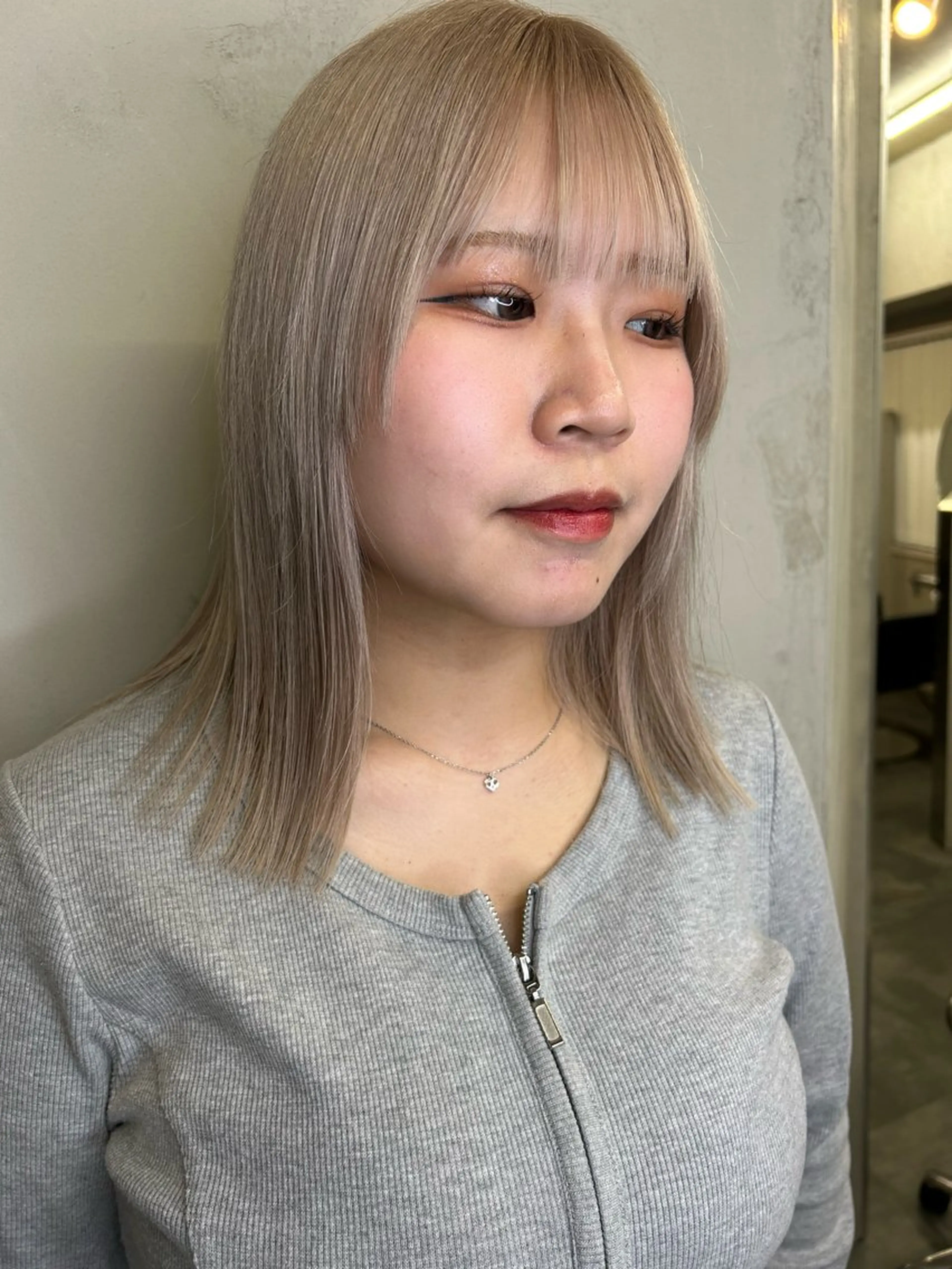 ロング カラー カット ヘアカラー トリートメント Haru/THREE …by velvetのヘアスタイル