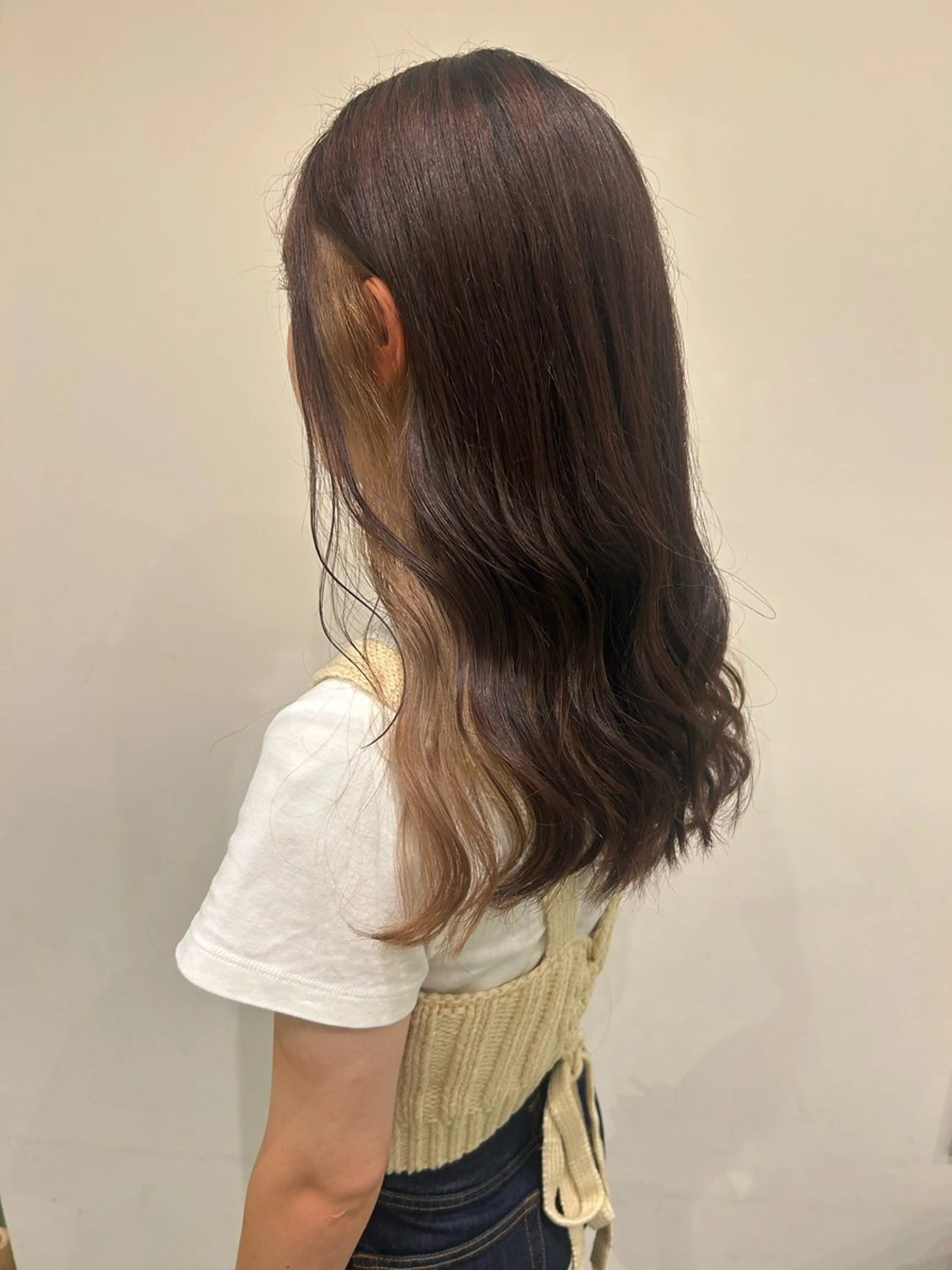 ロング カラー ベージュカラー moi所属・野田 千聖のヘアスタイル