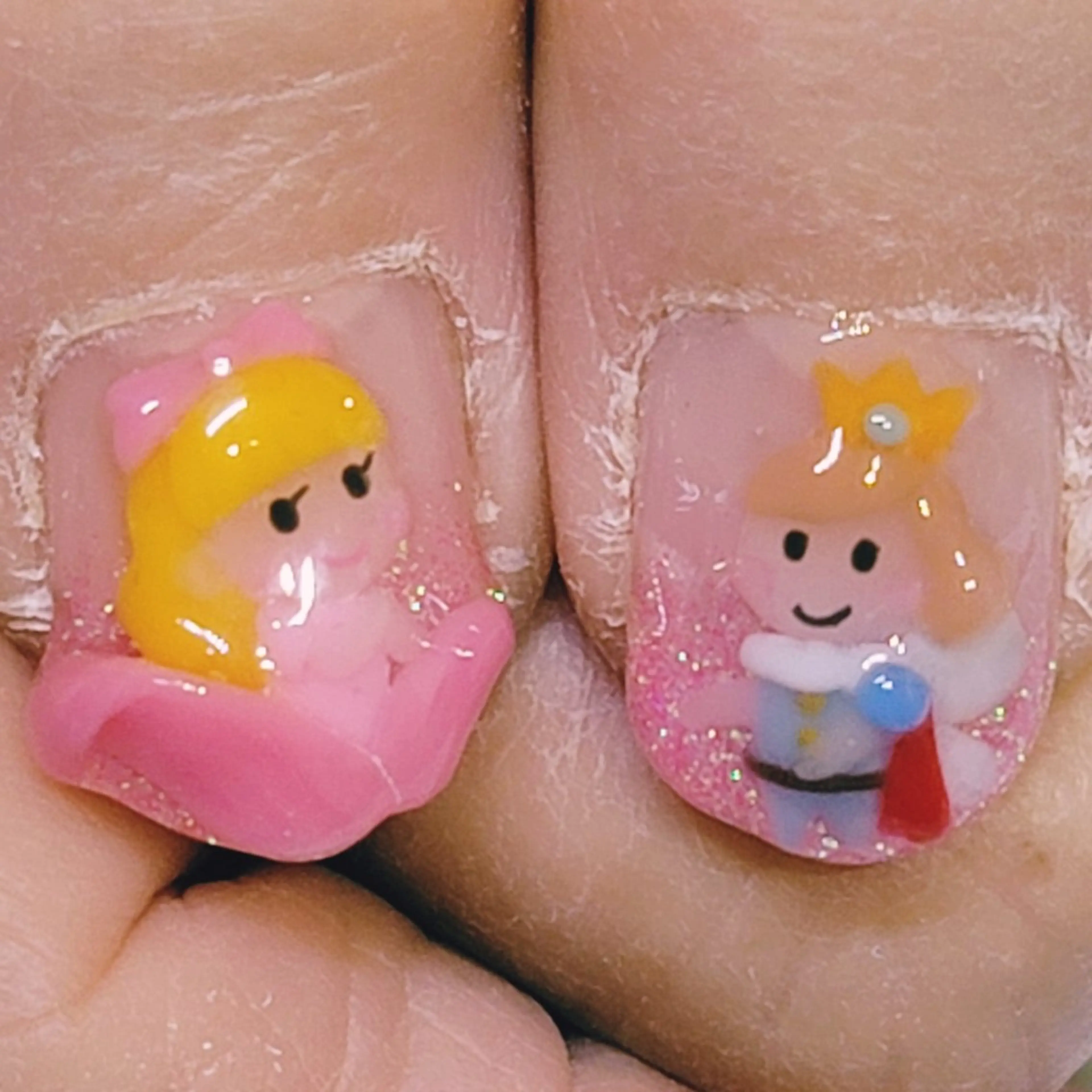 ネイル アートネイル グラデーション ラメ(グリッター) ピンク 春ネイル ハンドネイル よしだ ひろきのネイルデザイン