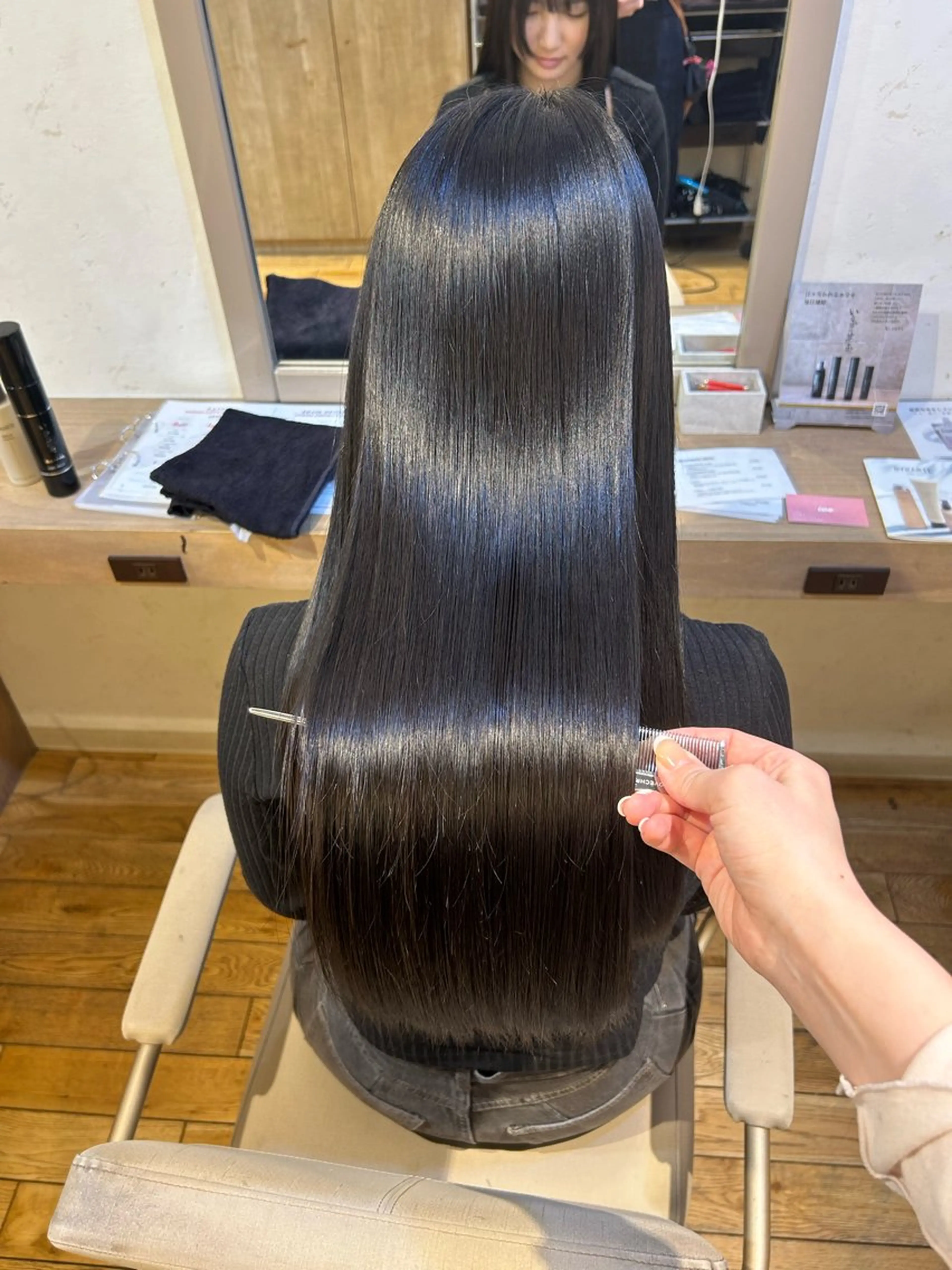 ロング カラー ヘアカラー トリートメント ioe元町 yukaのヘアスタイル