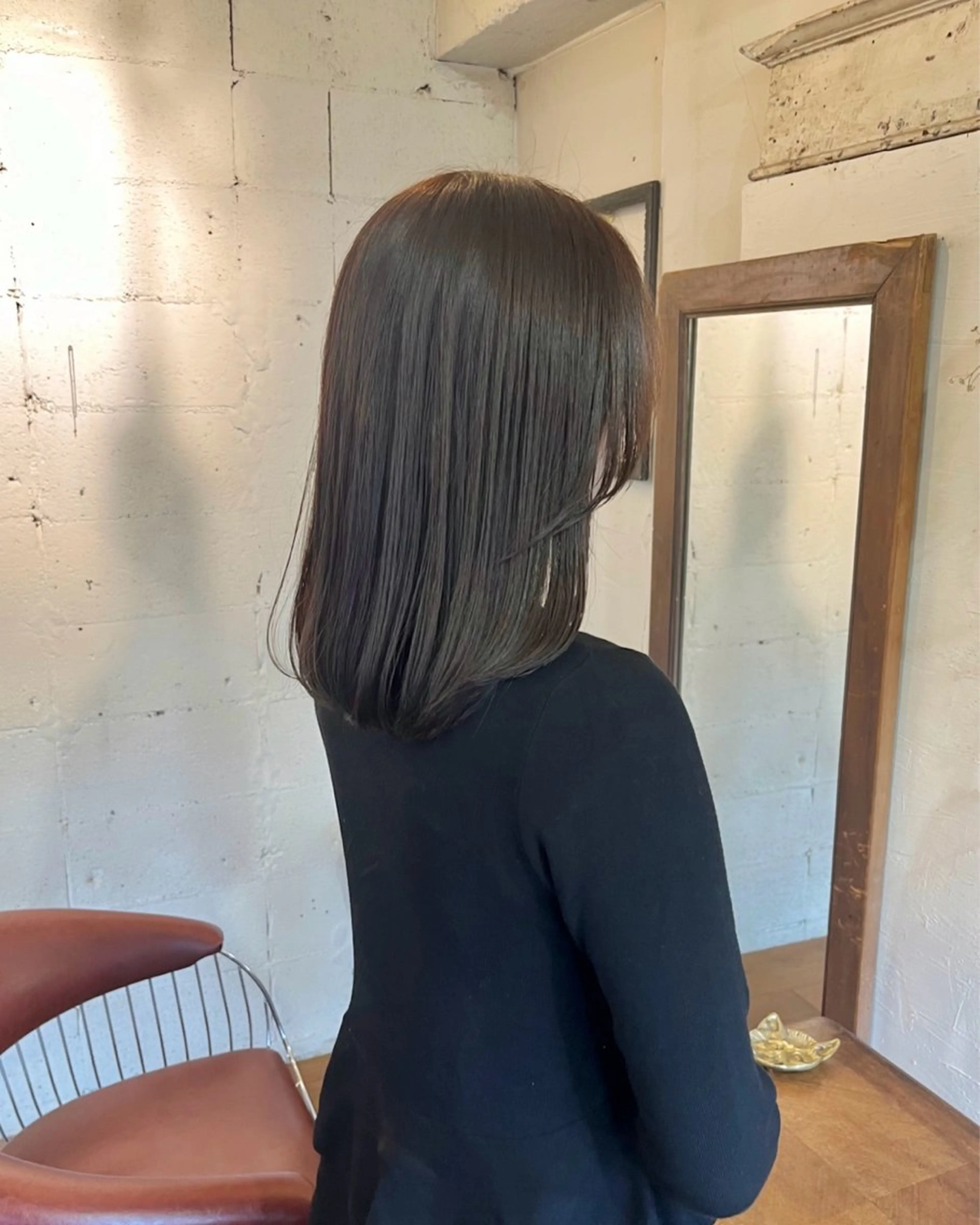 ミディアム カラー カット ヘアカラー Trico Antique【トリコアンティーク】所属・暗髪とオリーブ🌿 渡辺拓人のヘアスタイル