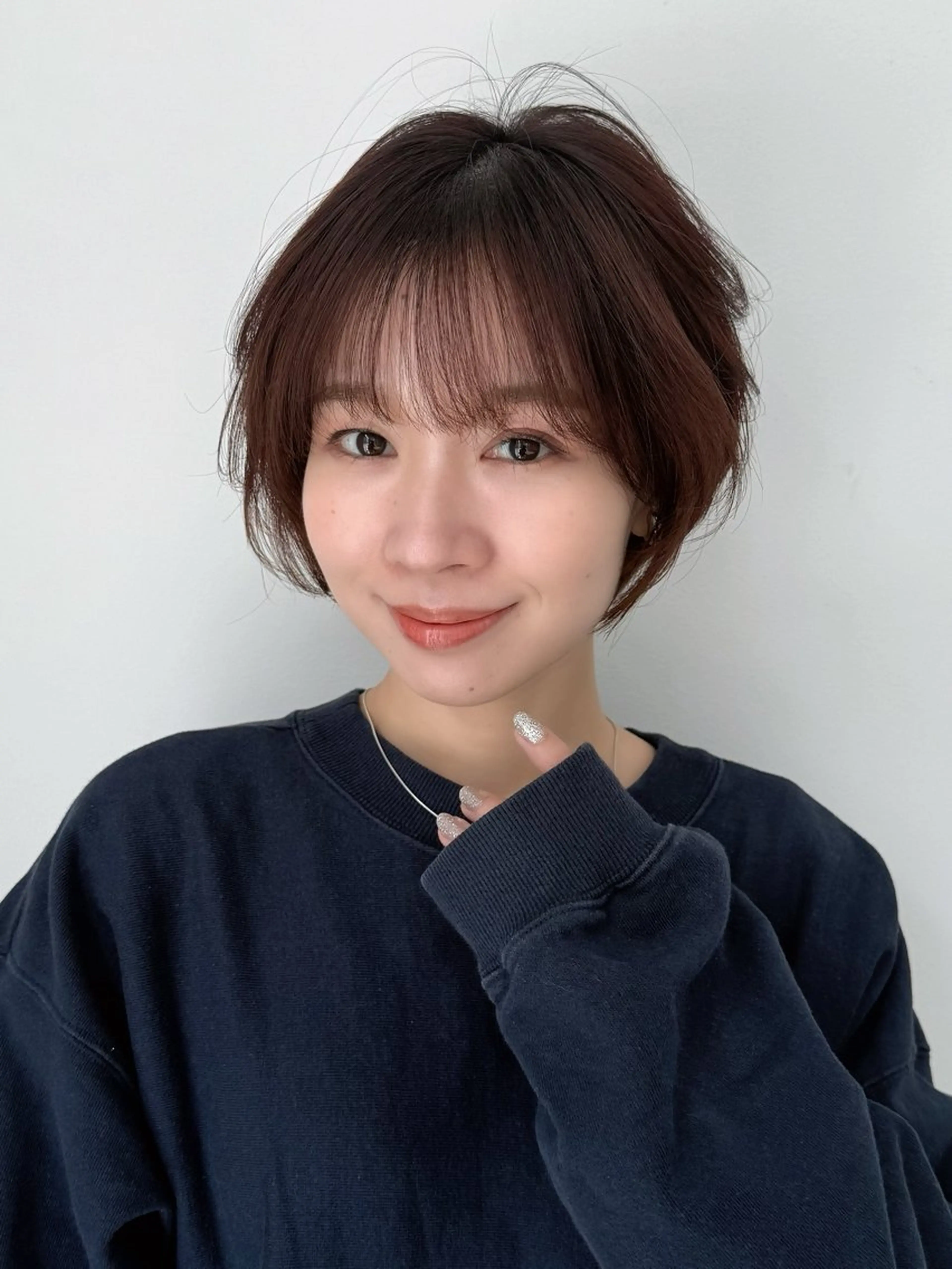 ショート ボブ 顔周りカット 髪質改善 韓国風ヘア レイヤーカット 大人美人ショート 杉浦主馬のヘアスタイル