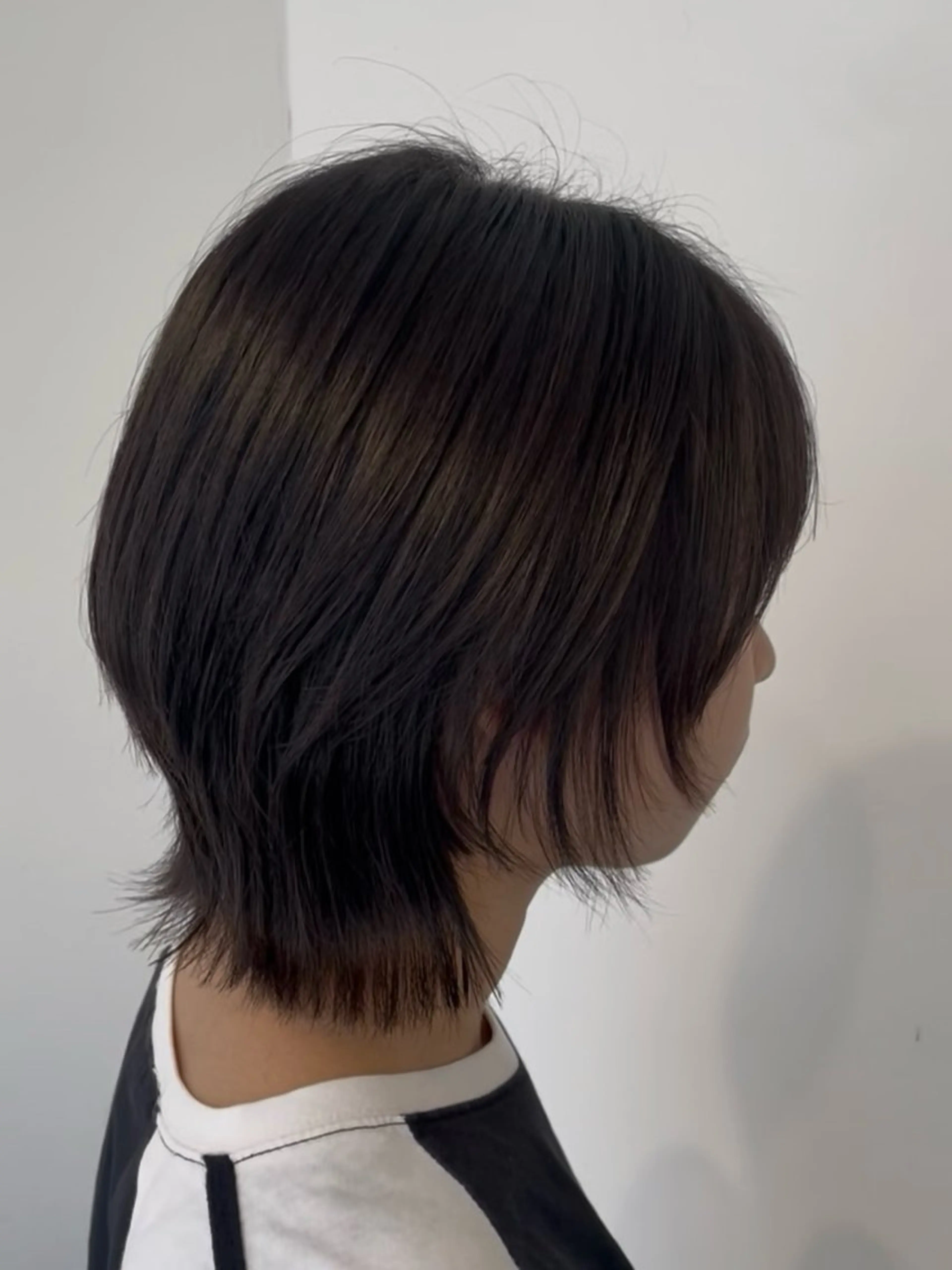 ショート カット レイヤー🩵オリーブ /透明感/Miuのヘアスタイル